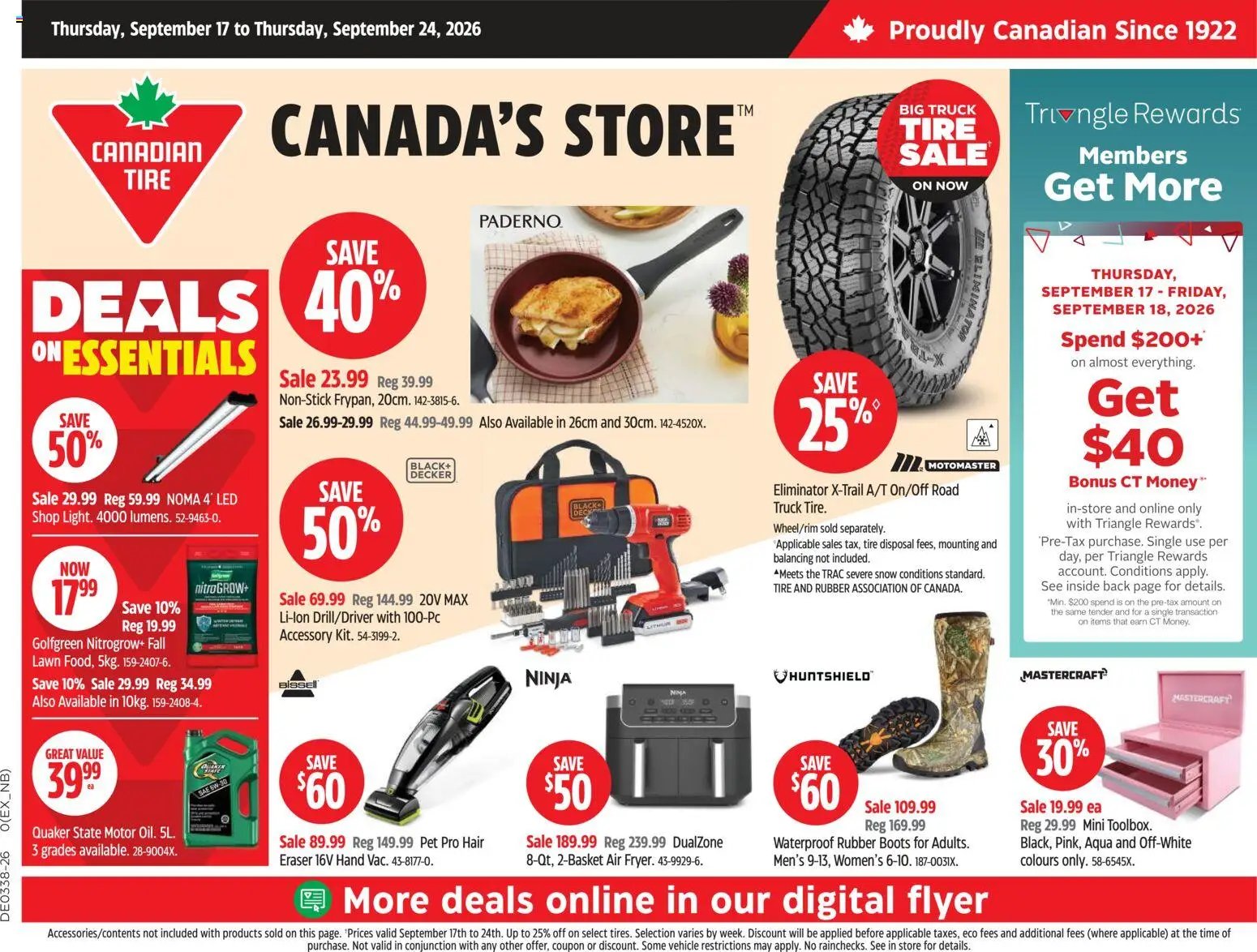 Canadian Tire weekly flyer