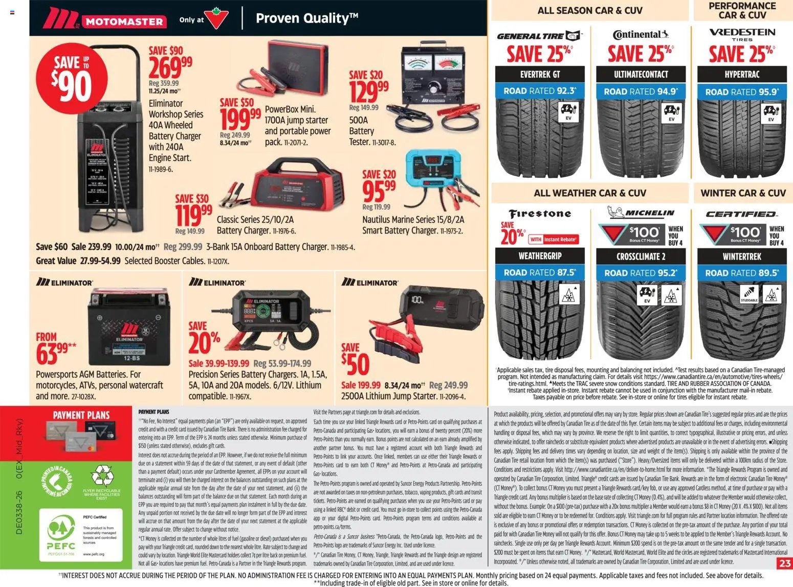 Canadian Tire weekly flyer