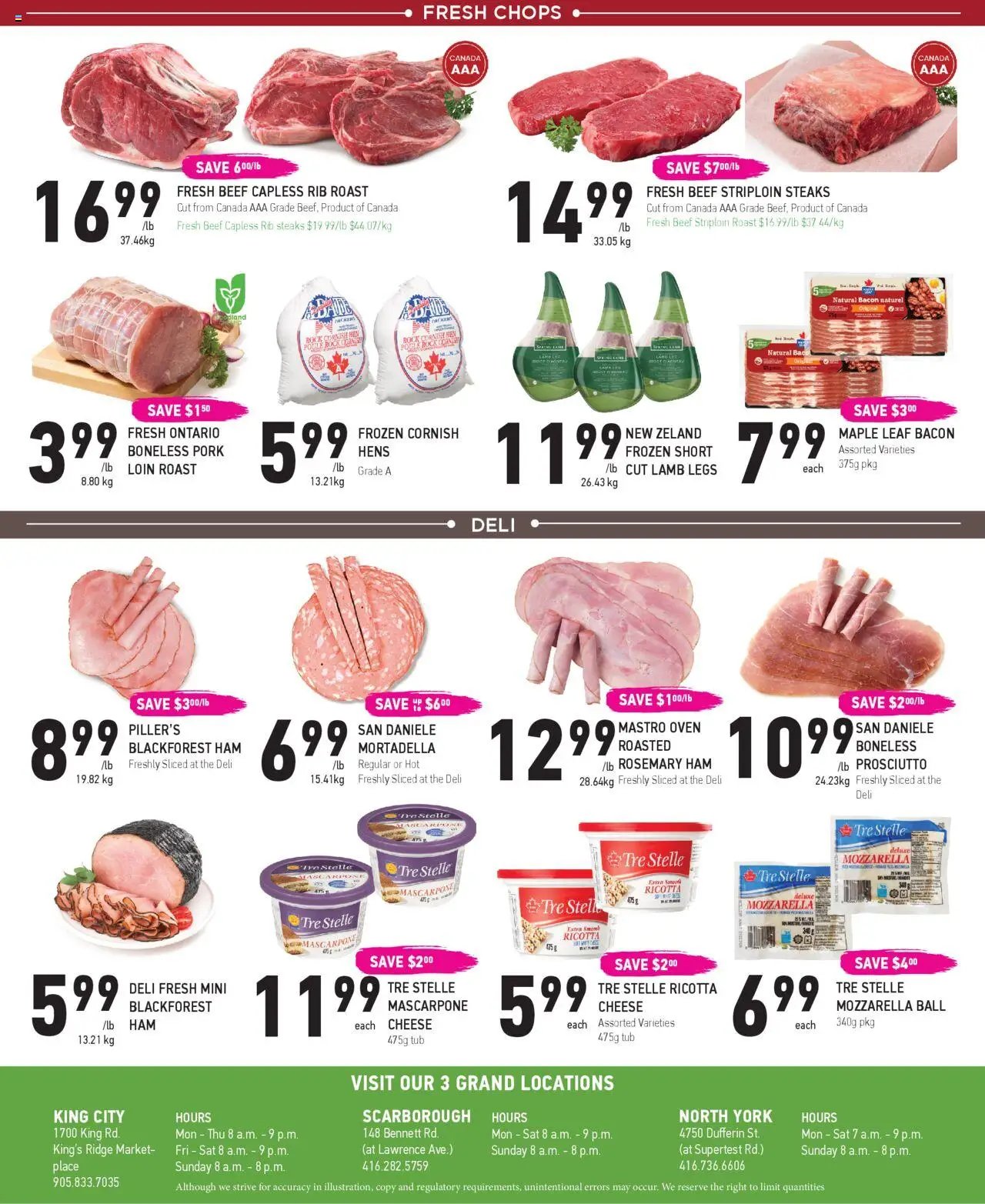 Coppas Fresh Market weekly flyer / circulaire