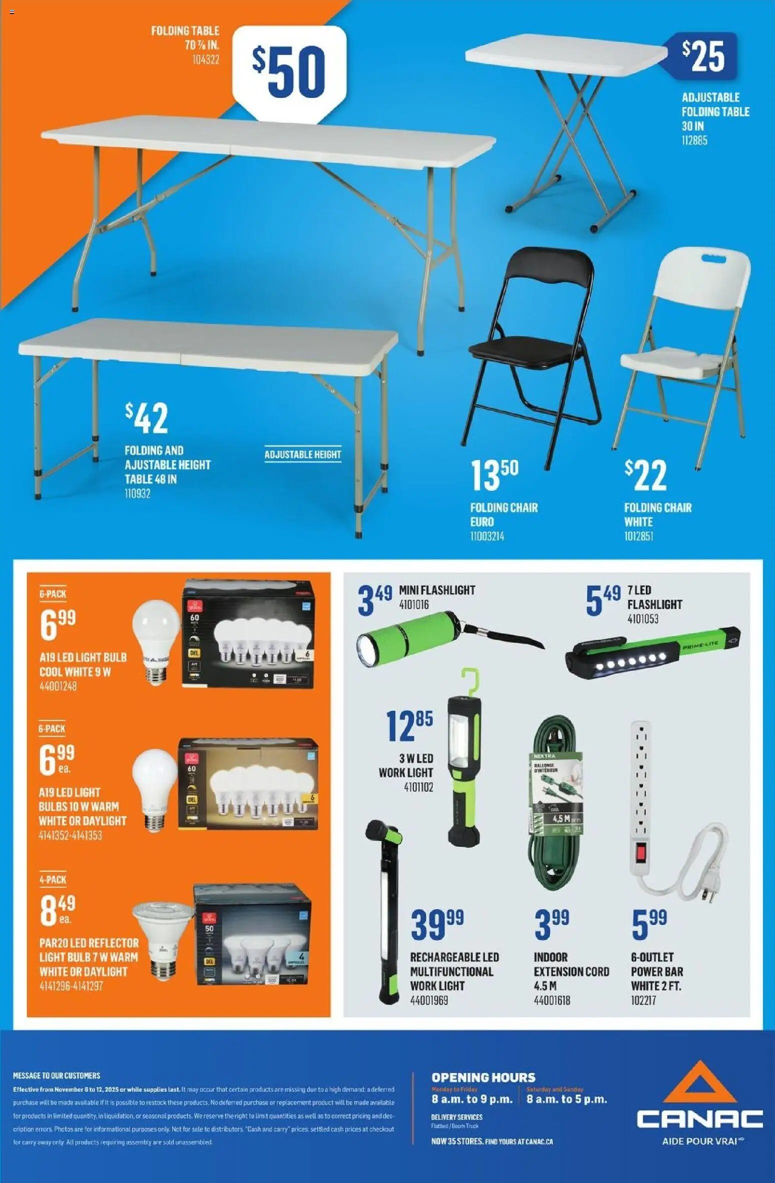 Canac weekly flyer