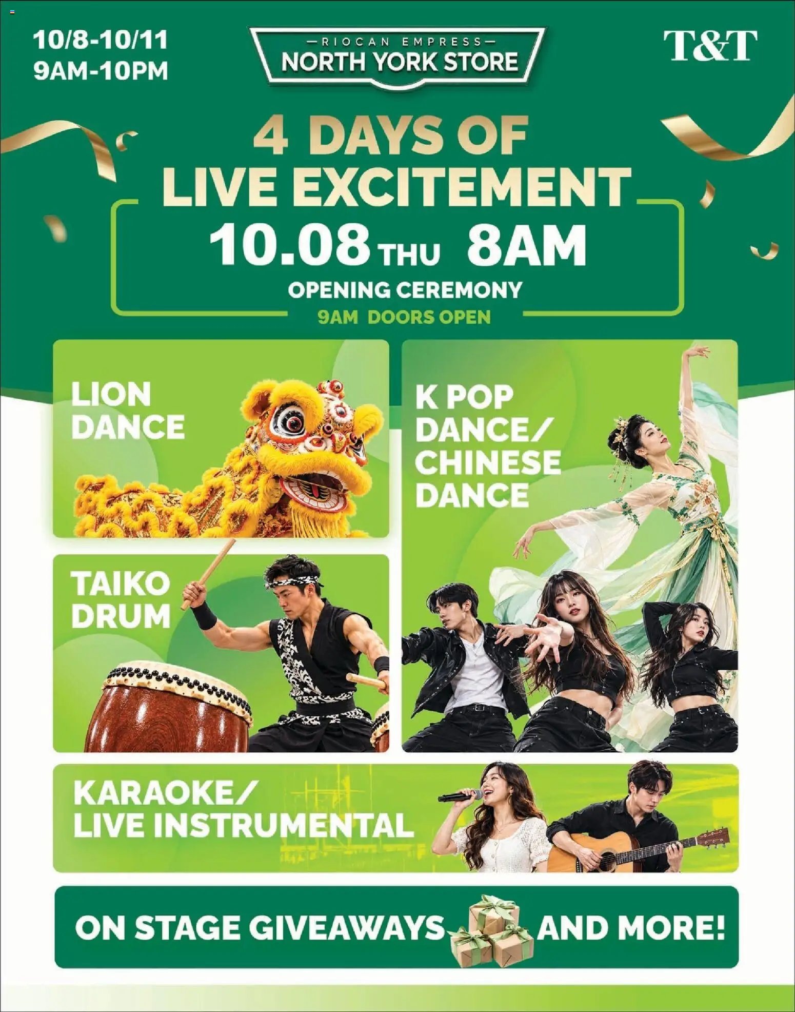 T&T Supermarket flyer - North York Store Opening Ceremony Events