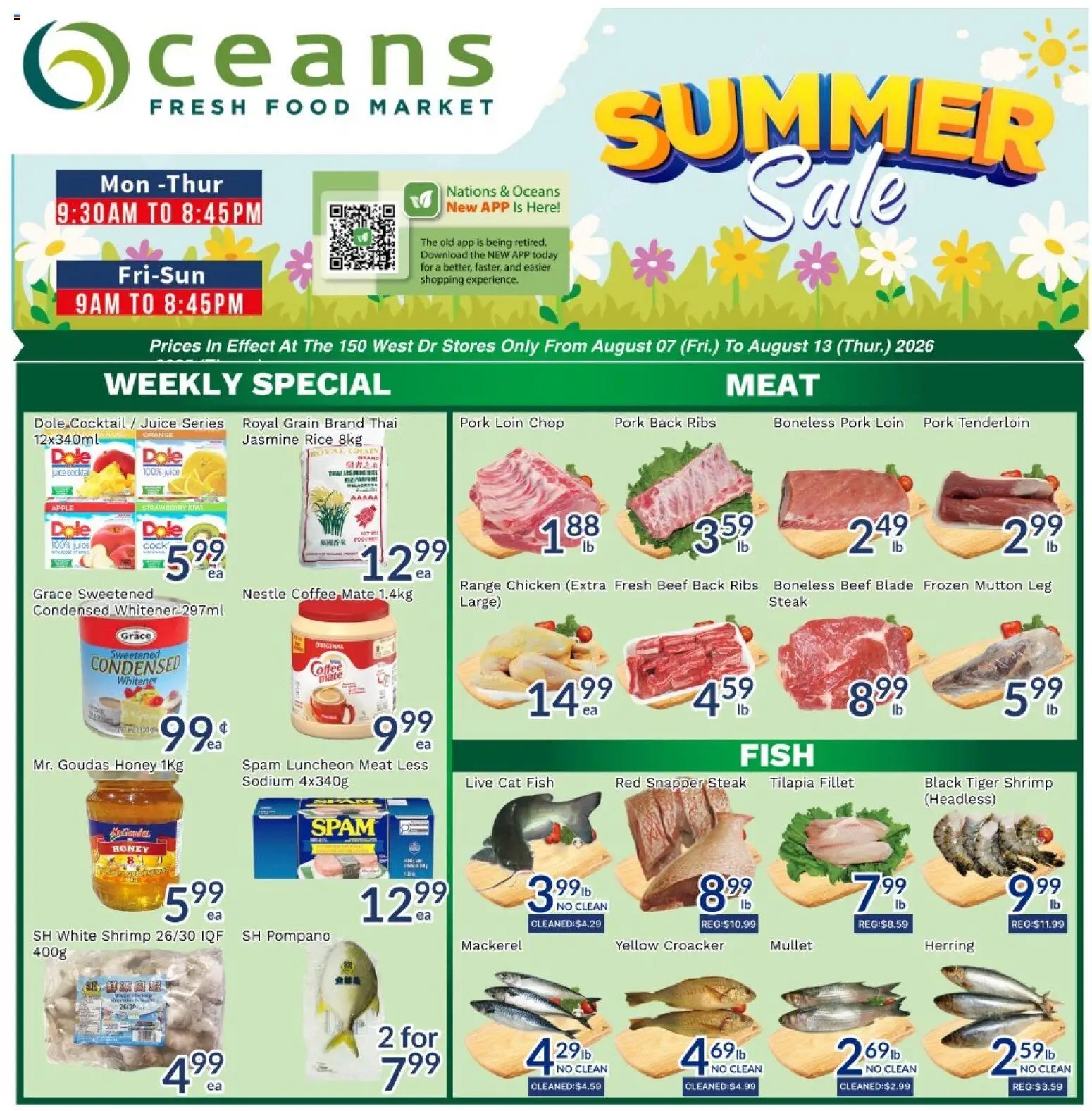 Oceans weekly flyer / circulaire