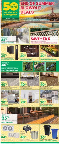Kent flyer - End of summer blowout deals - NS
