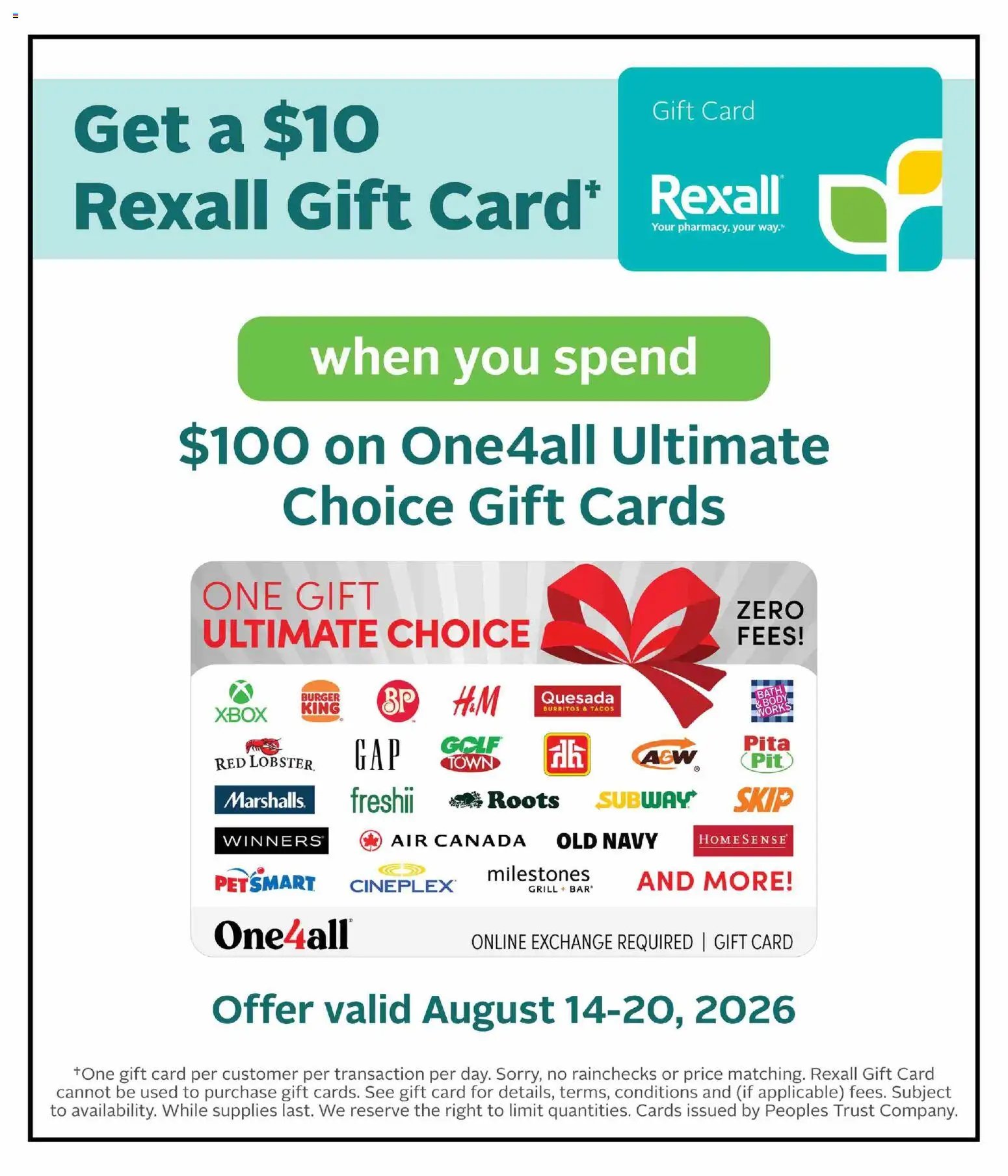 Rexall weekly flyer / circulaire