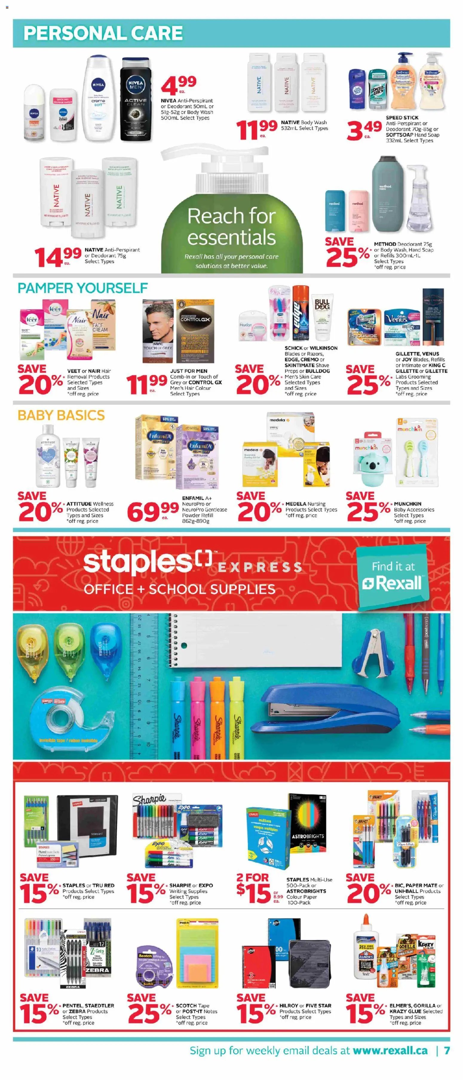 Rexall weekly flyer / circulaire