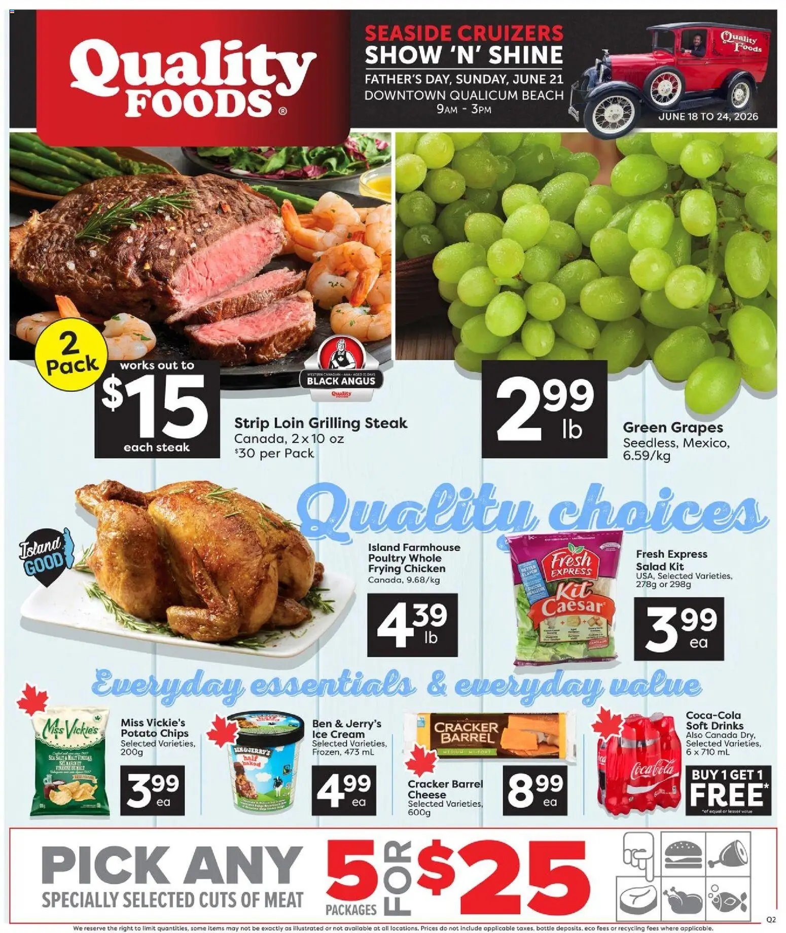 Quality Foods weekly flyer / circulaire