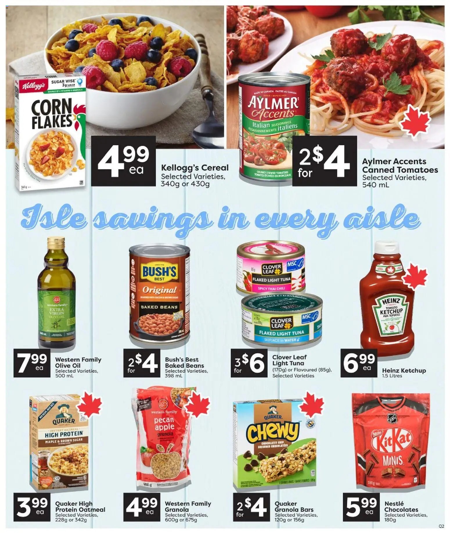 Quality Foods weekly flyer / circulaire