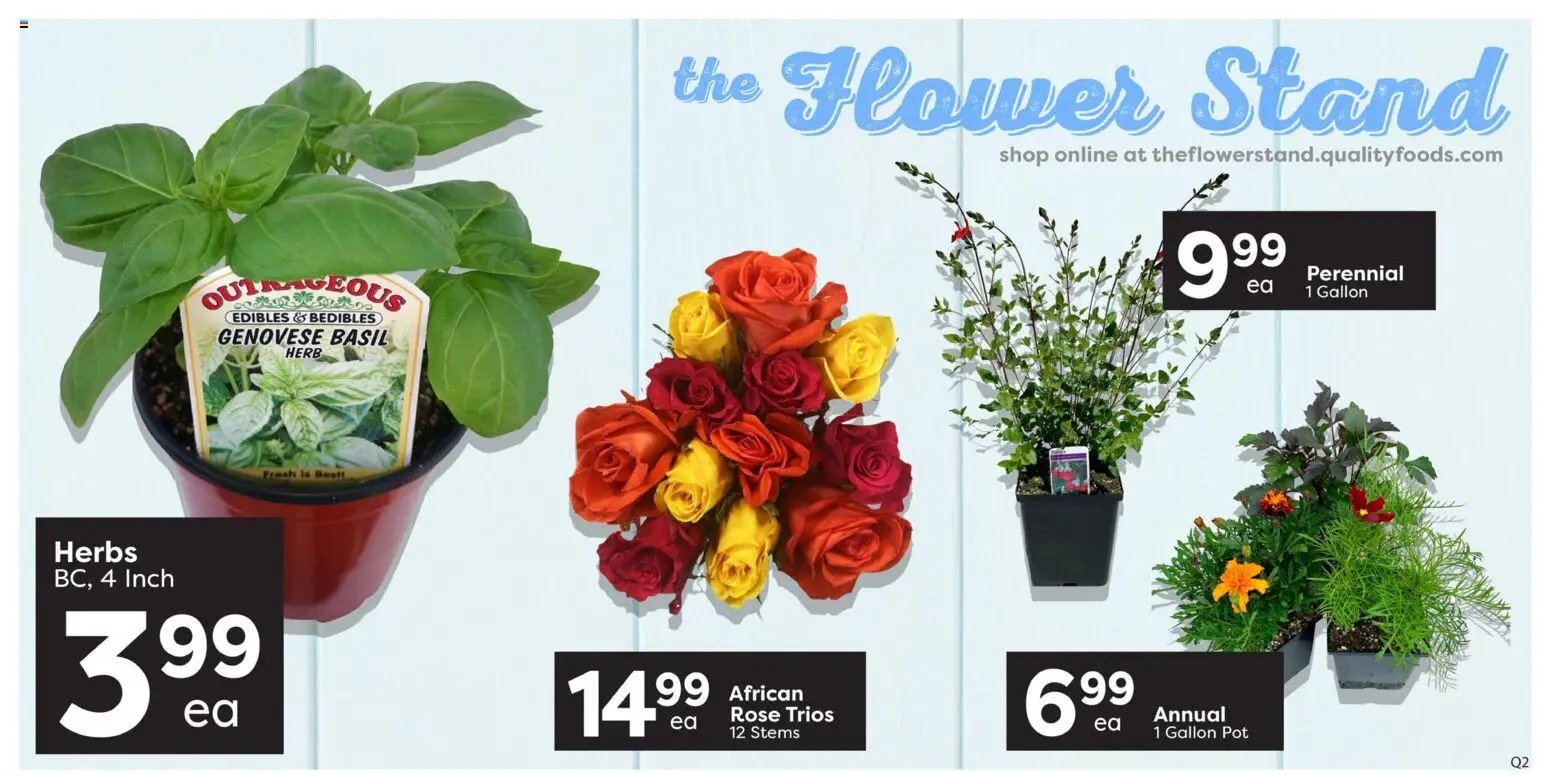Quality Foods weekly flyer / circulaire