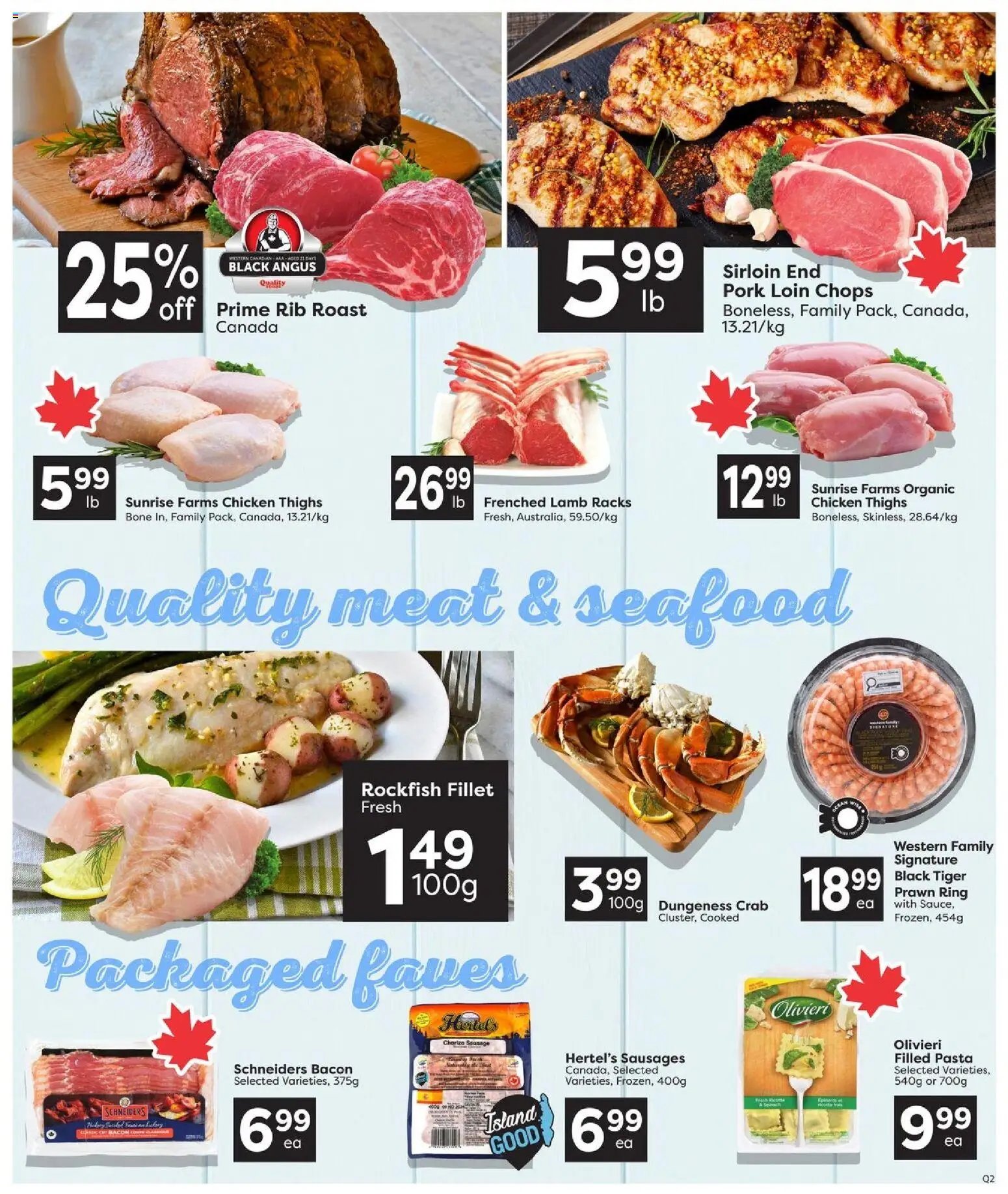 Quality Foods weekly flyer / circulaire