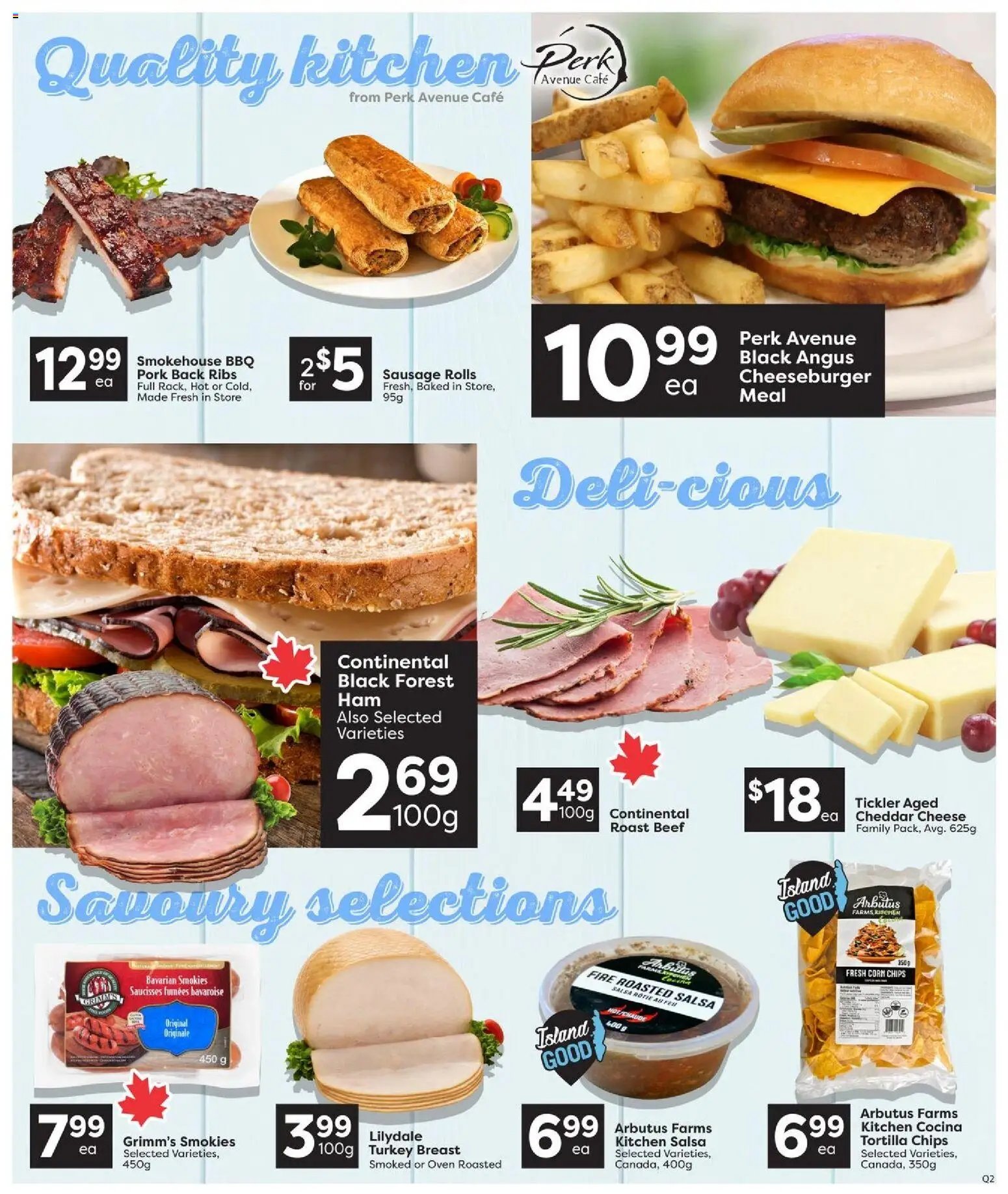 Quality Foods weekly flyer / circulaire