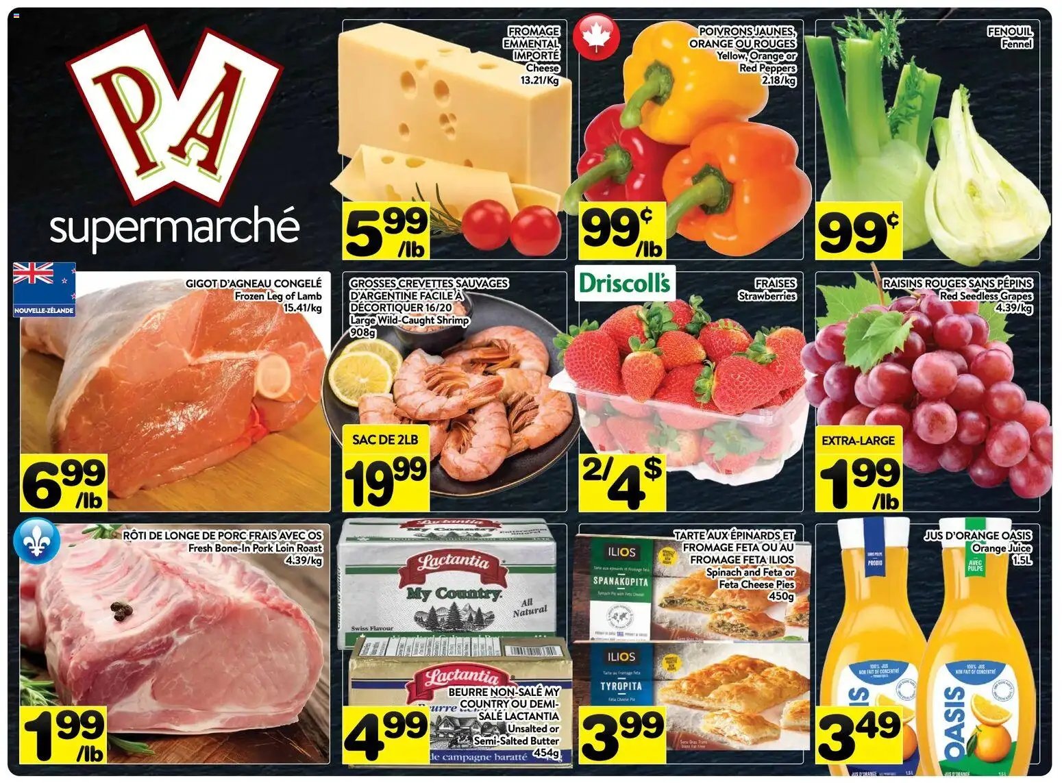 Pa Supermarché weekly flyer / circulaire