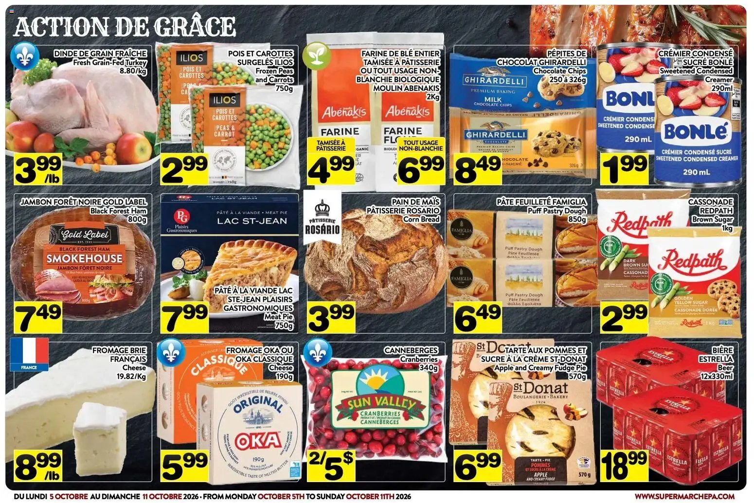 Pa Supermarché weekly flyer / circulaire