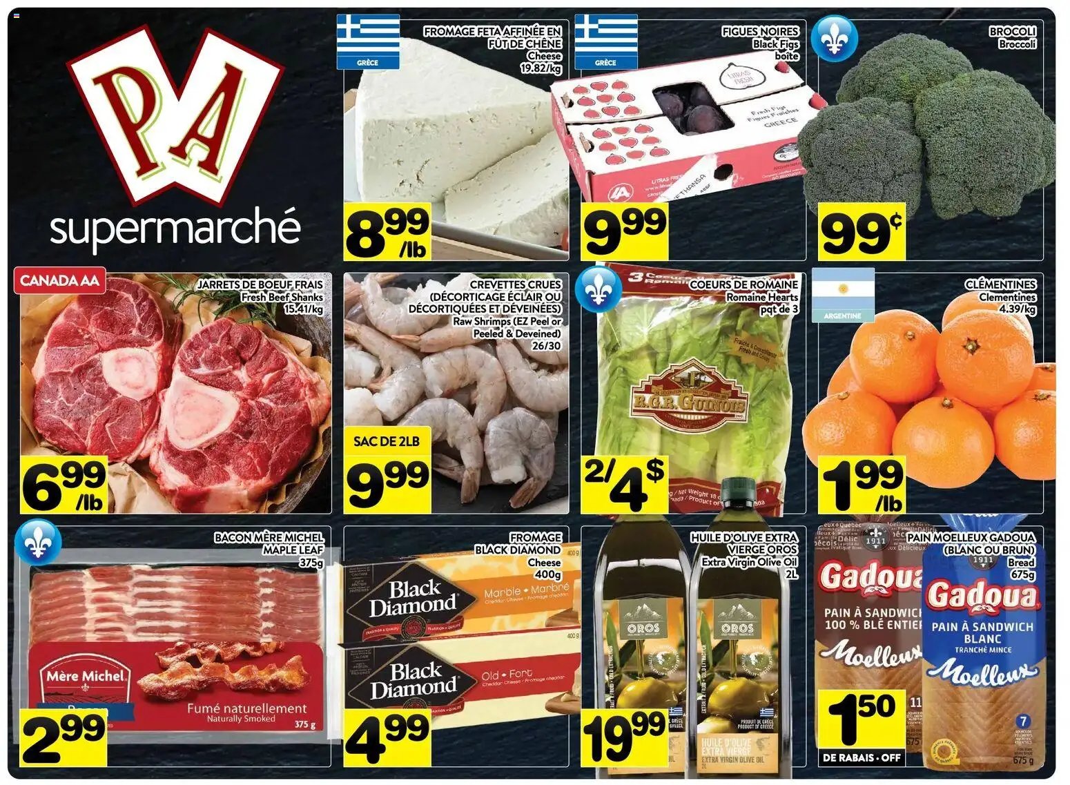 Pa Supermarché weekly flyer / circulaire