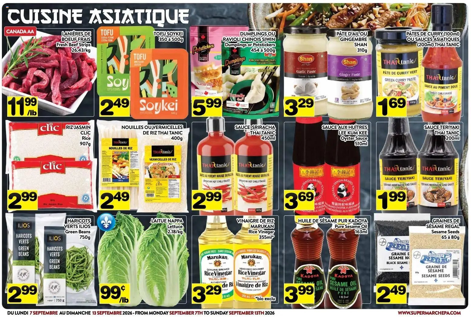 Pa Supermarché weekly flyer / circulaire