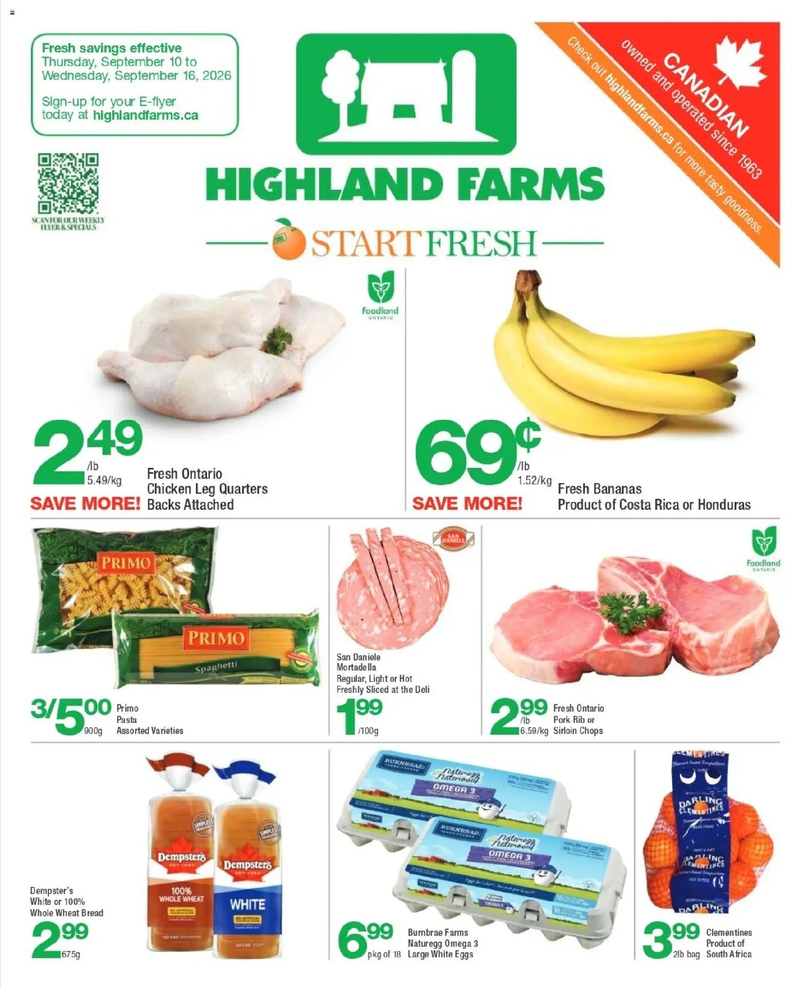 Highland Farms weekly flyer / circulaire