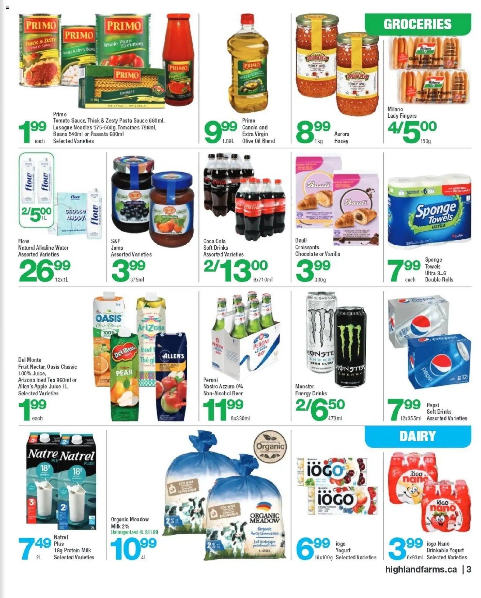 Highland Farms weekly flyer / circulaire