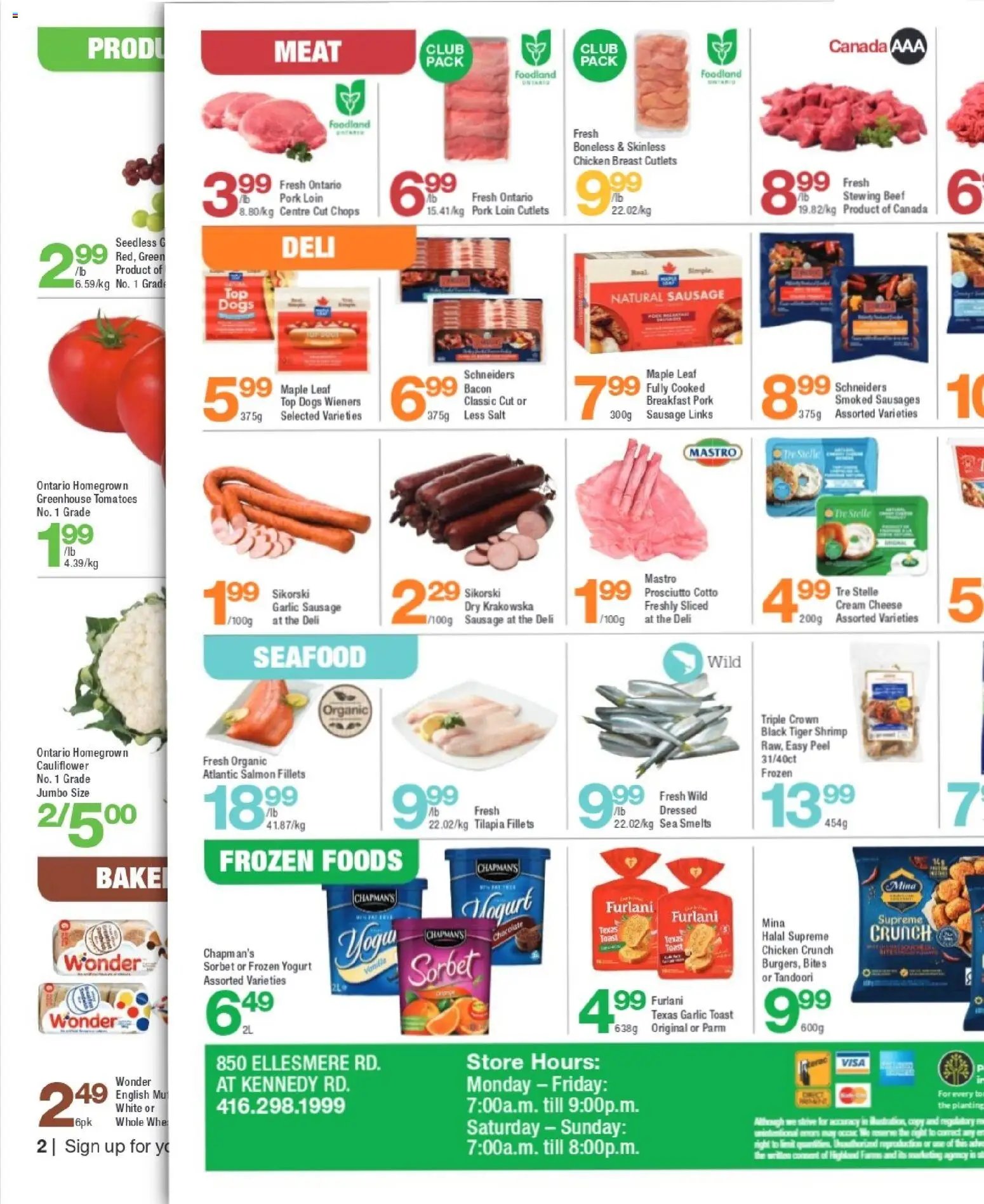 Highland Farms weekly flyer / circulaire