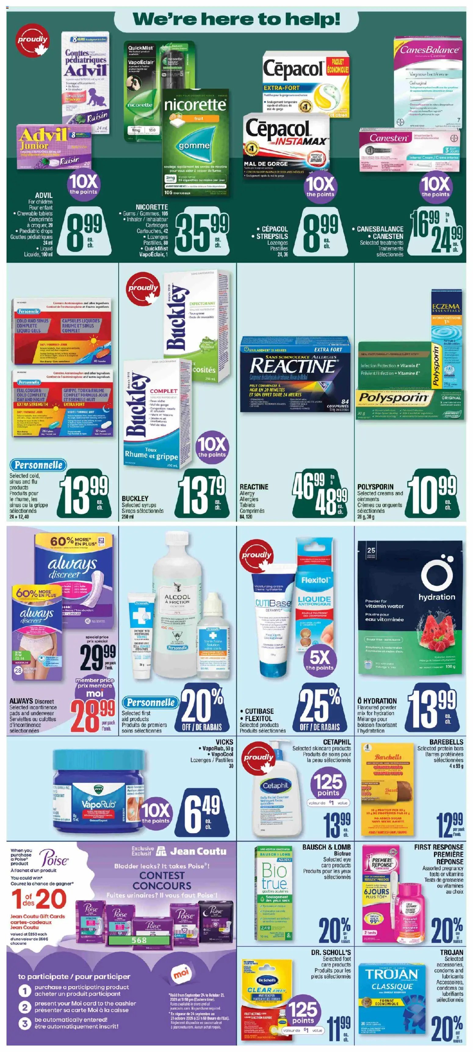 Jean Coutu weekly flyer