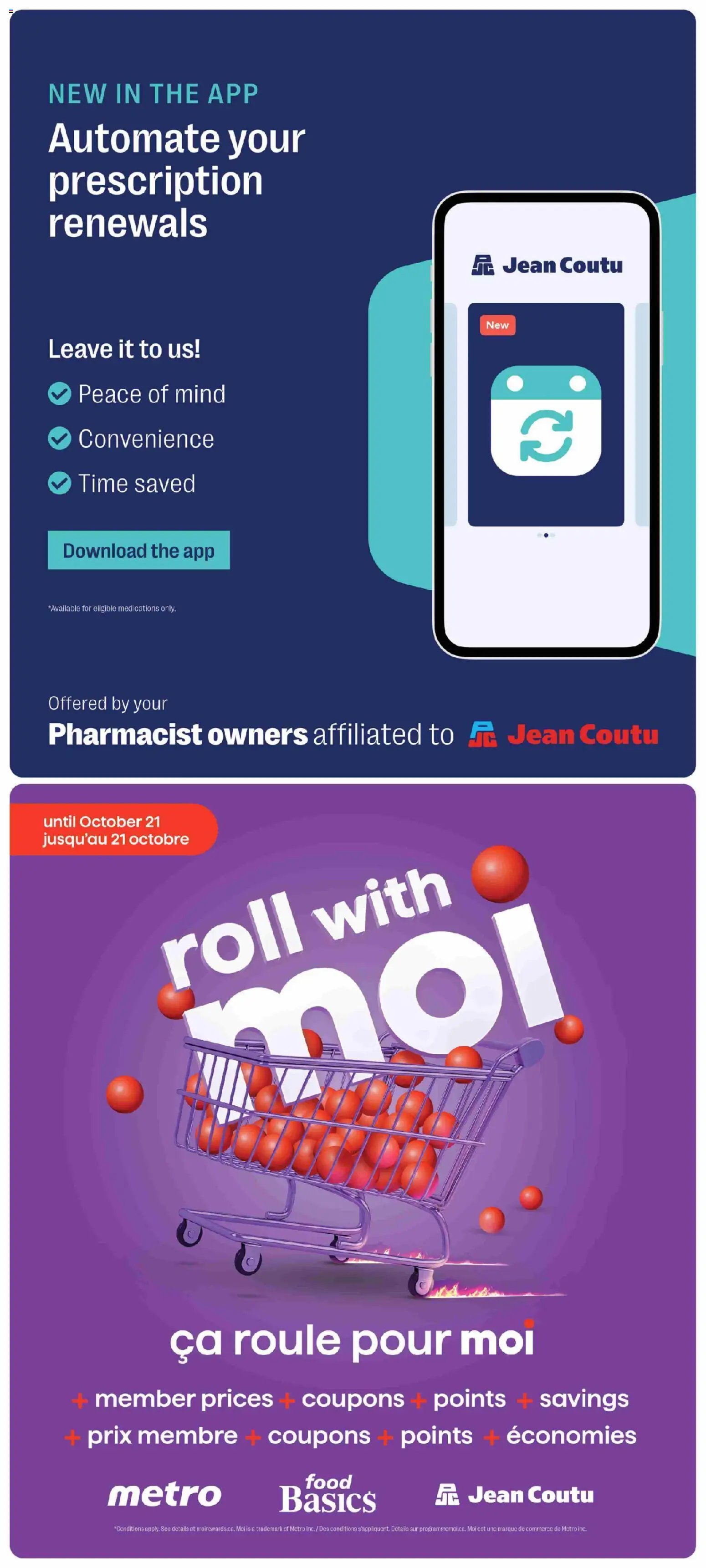 Jean Coutu weekly flyer