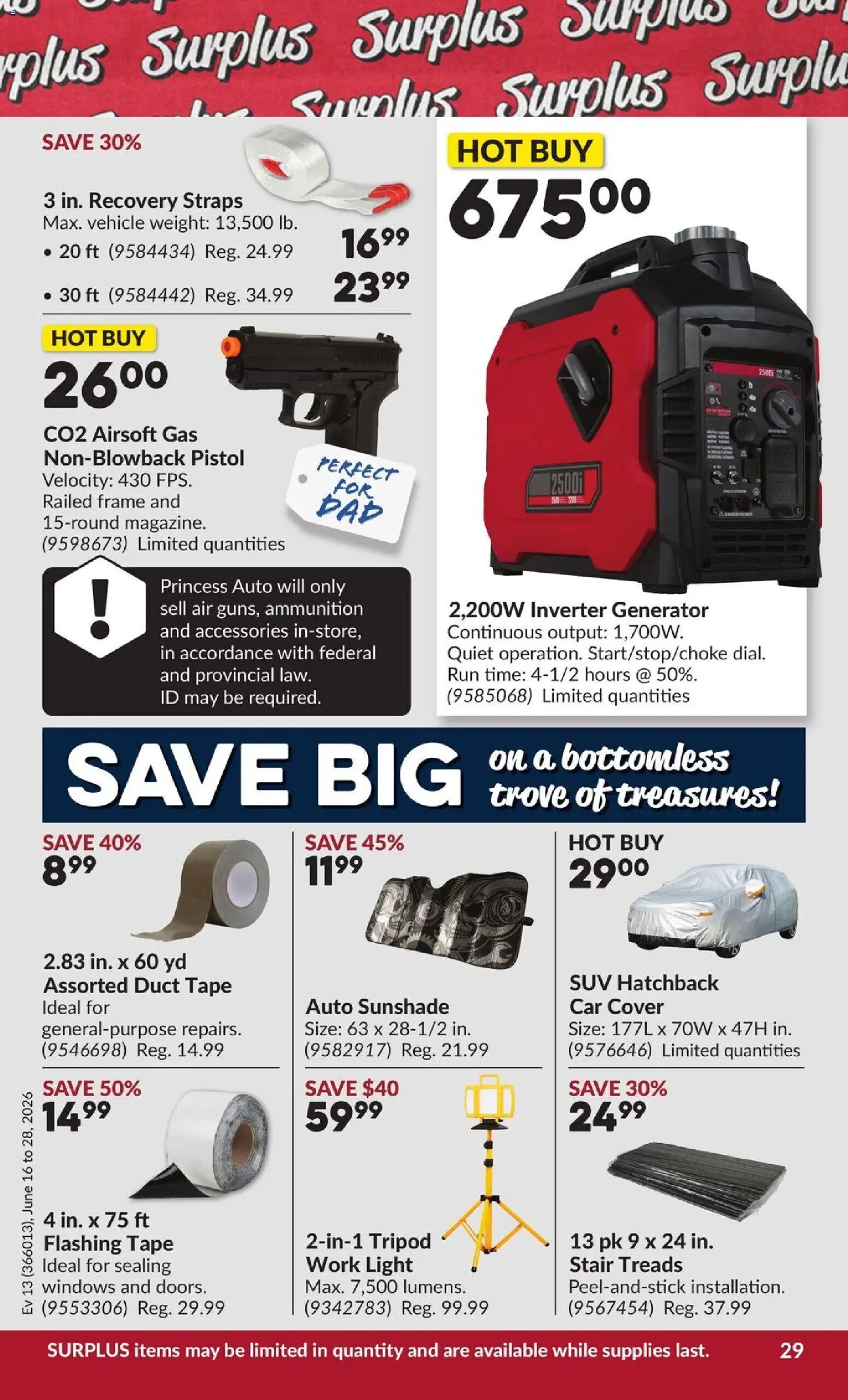 Princess Auto weekly flyer - 2 Week Sale!