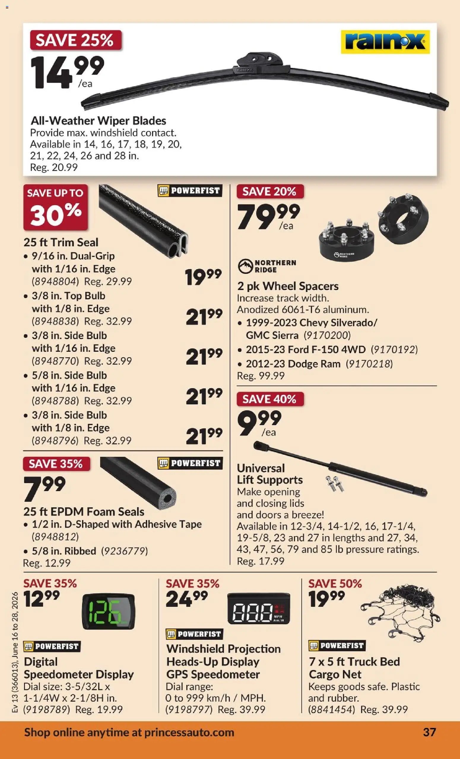Princess Auto weekly flyer - 2 Week Sale!