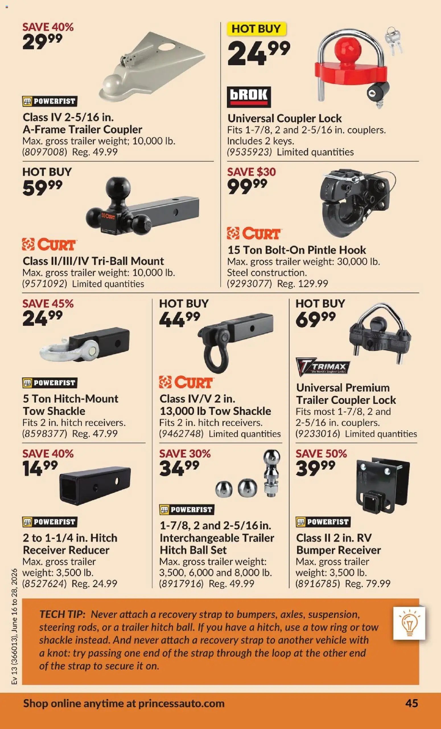 Princess Auto weekly flyer - 2 Week Sale!