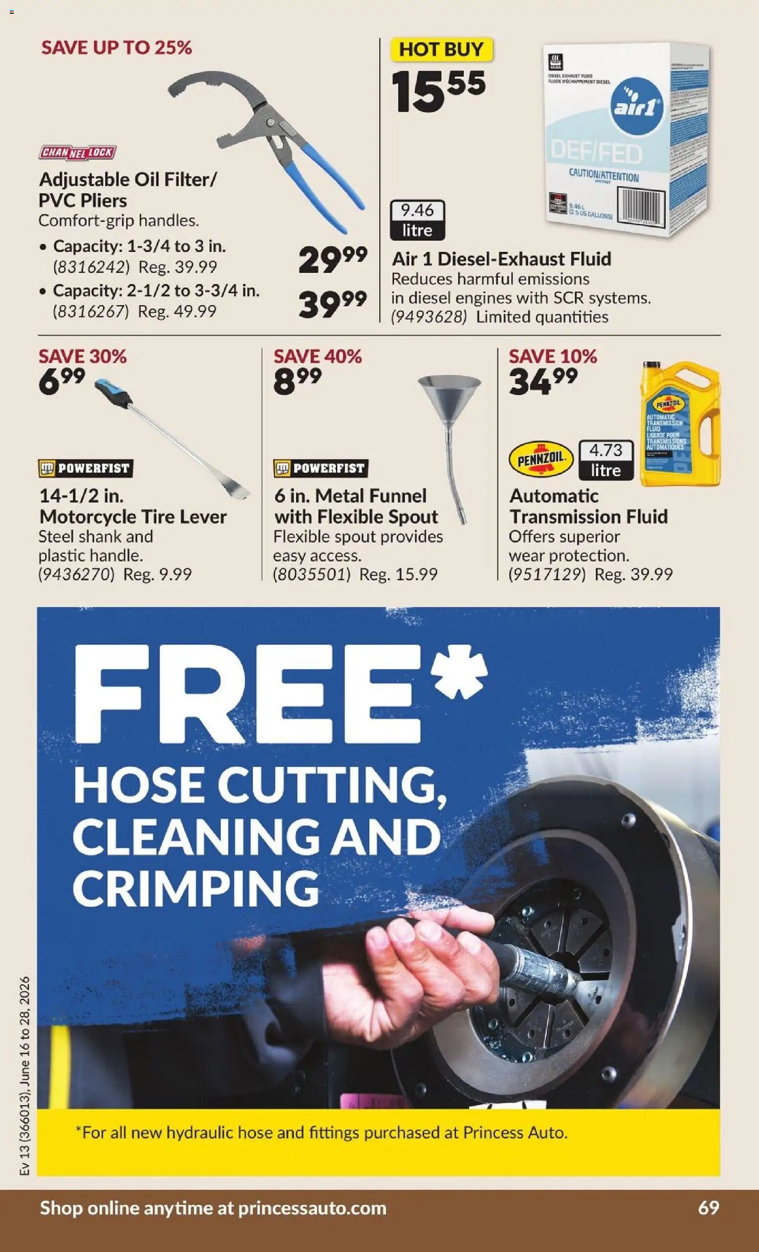Princess Auto weekly flyer - 2 Week Sale!