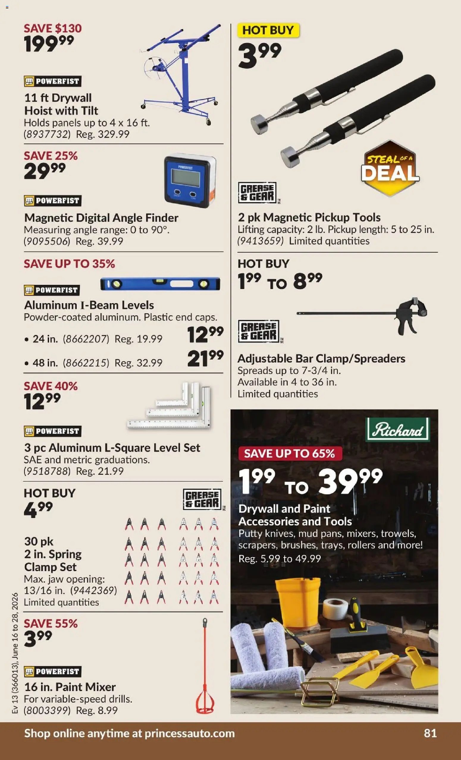 Princess Auto weekly flyer - 2 Week Sale!