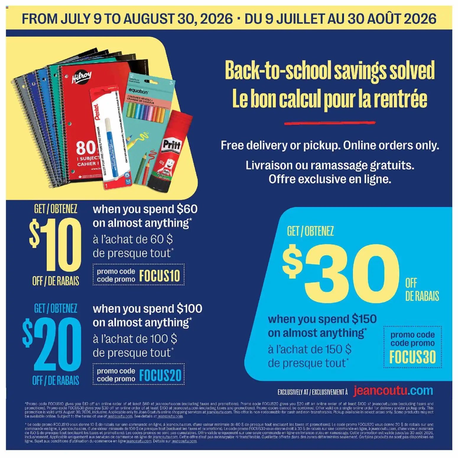 Jean Coutu - School booklet