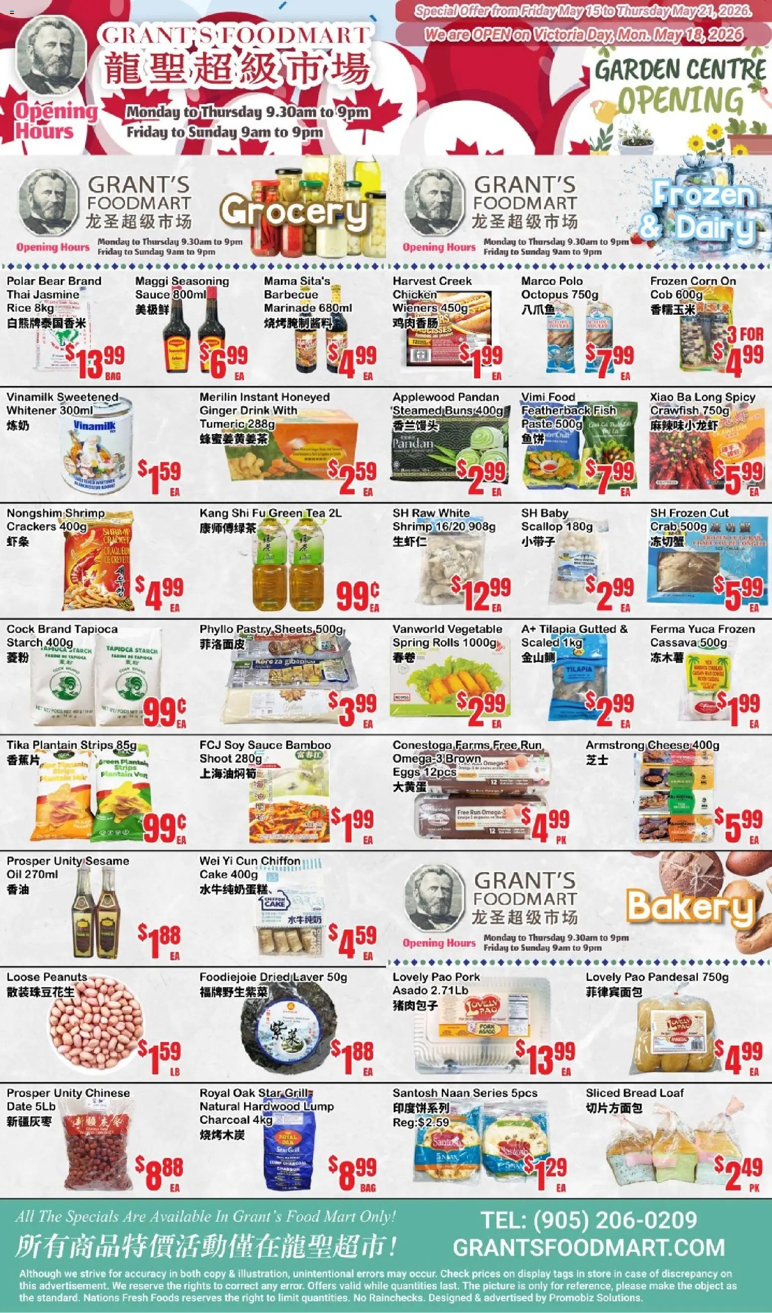 Oceans weekly flyer - Grant’s Foodmart