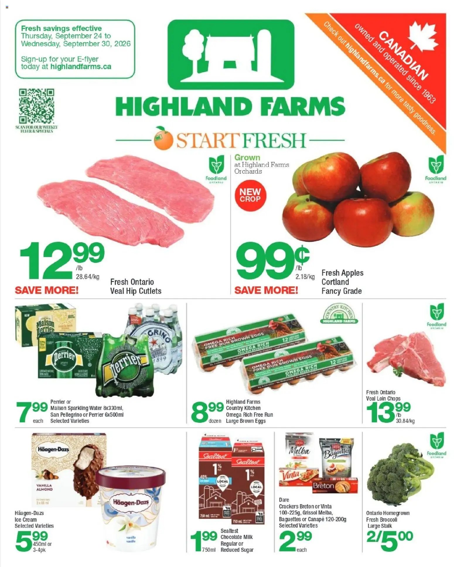 Highland Farms weekly flyer / circulaire