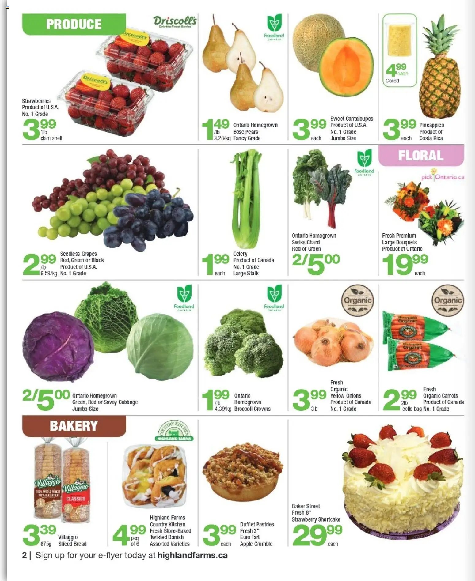 Highland Farms weekly flyer / circulaire
