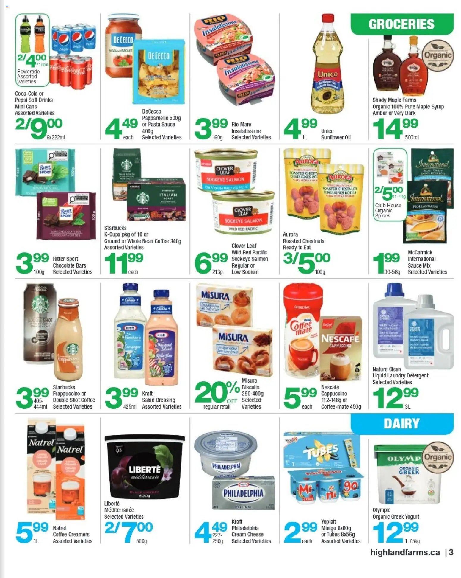 Highland Farms weekly flyer / circulaire