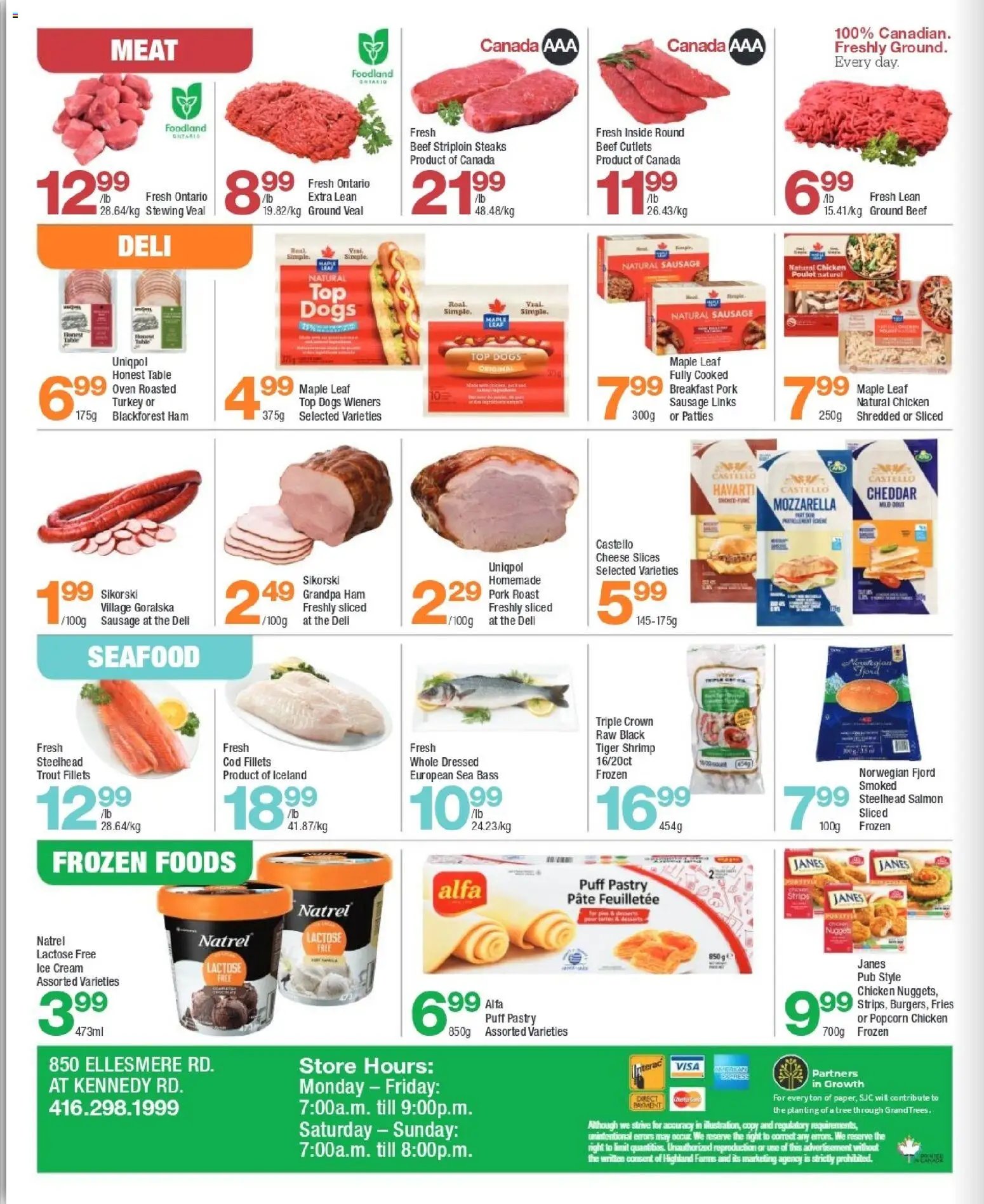Highland Farms weekly flyer / circulaire