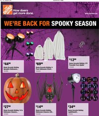 Home Depot flyer - Halloween