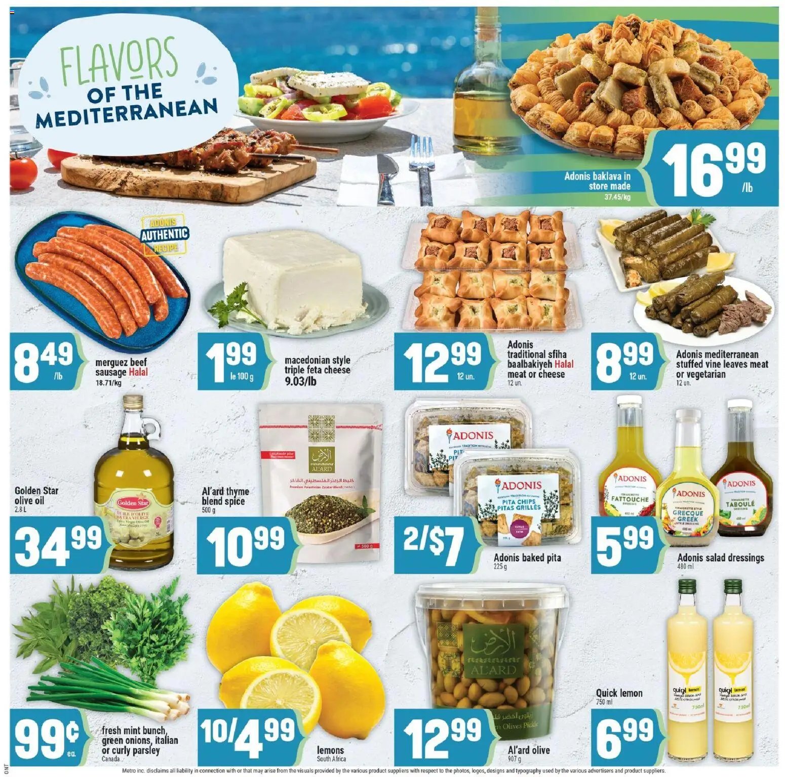 Adonis weekly flyer