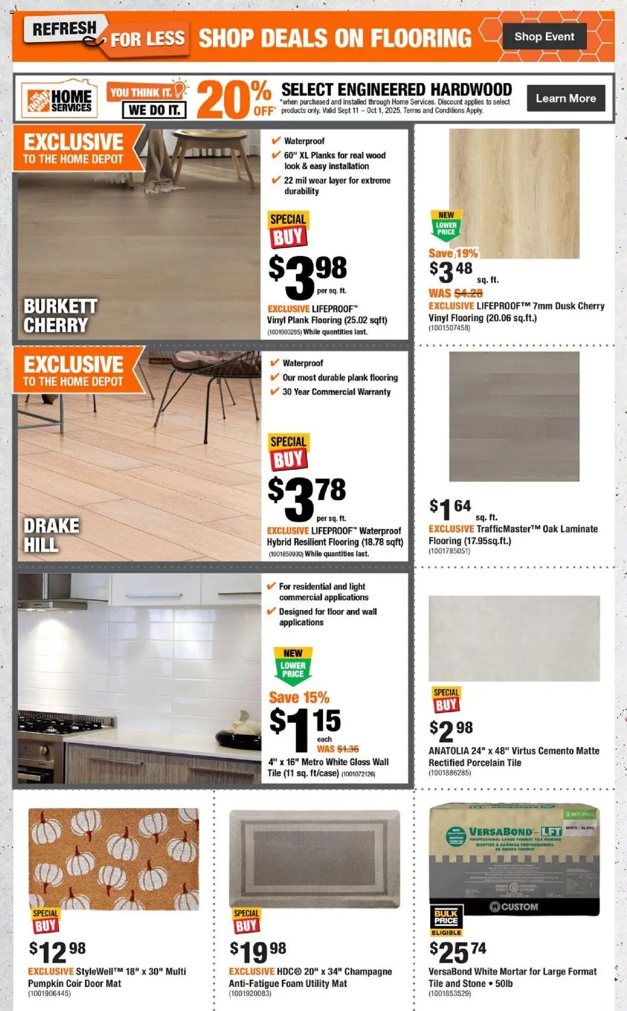 Home Depot flyer - AB