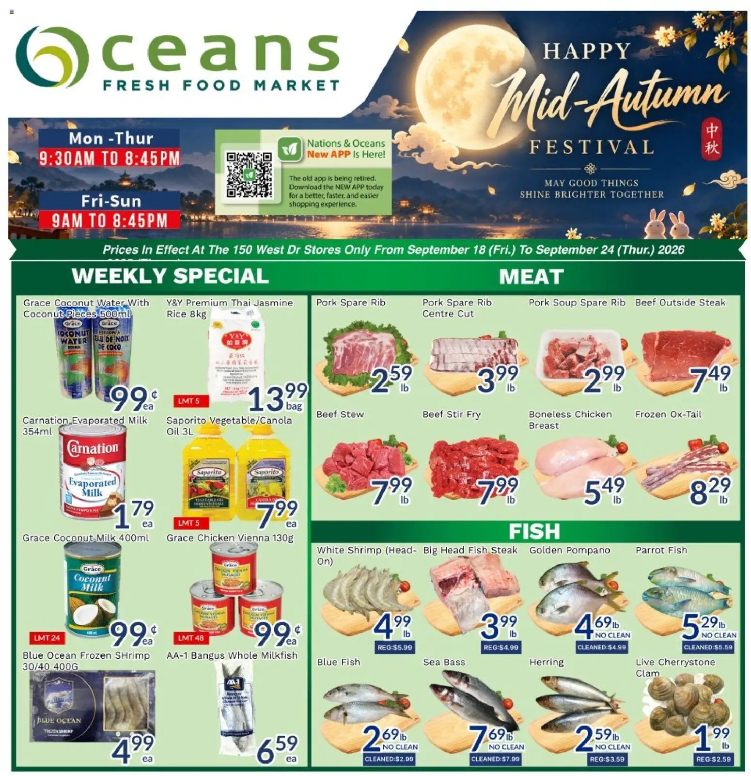 Oceans weekly flyer / circulaire