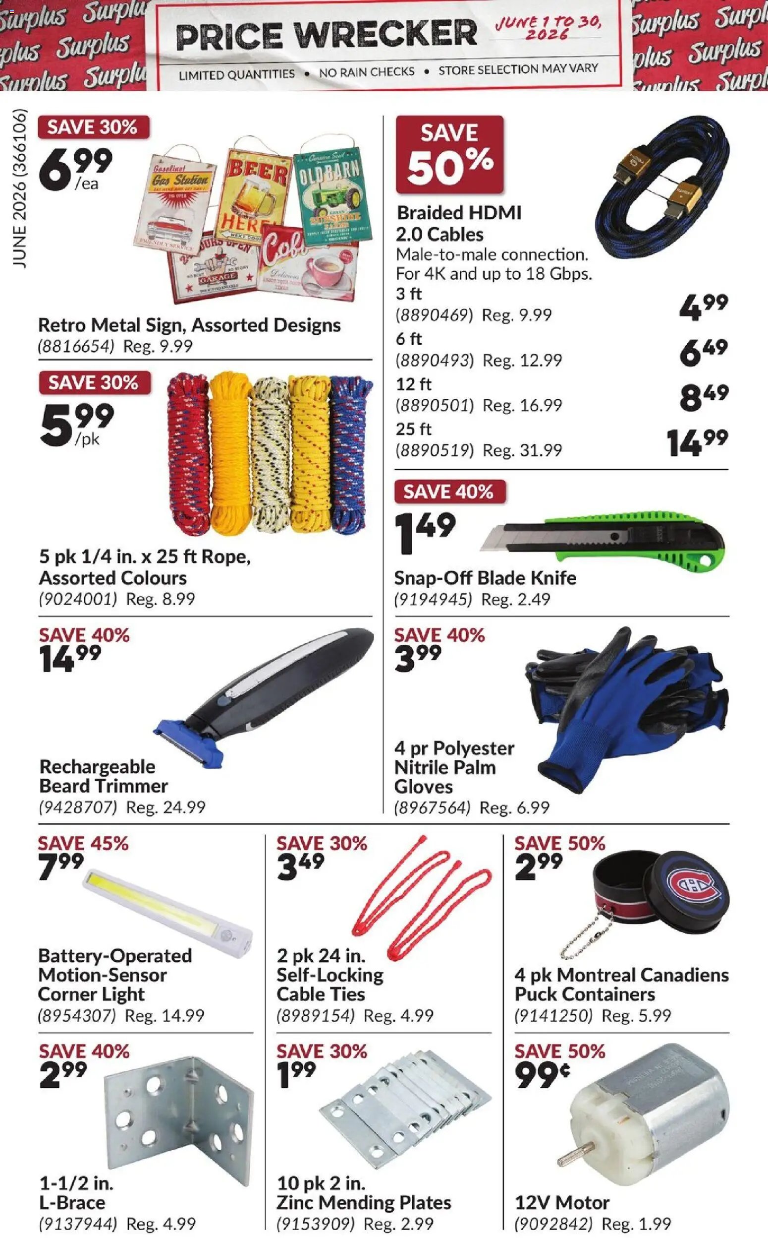 Princess Auto flyer - Price Wrecker