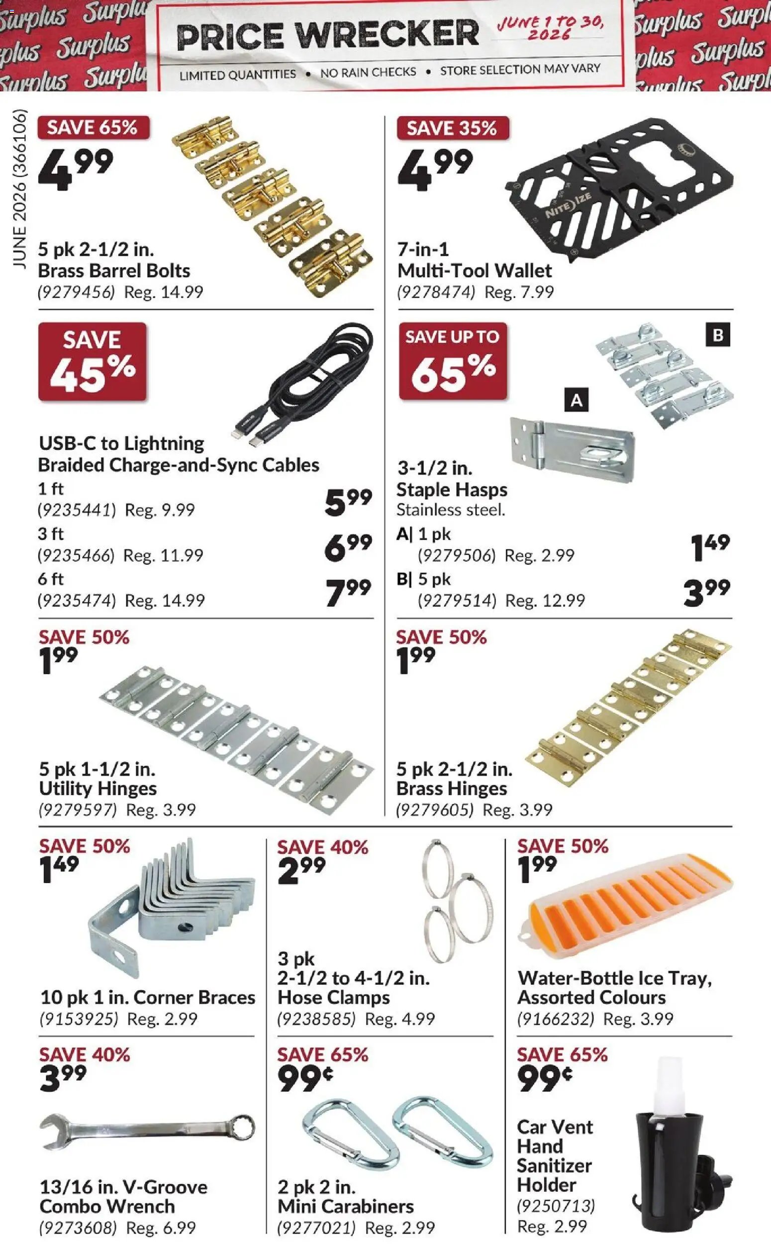 Princess Auto flyer - Price Wrecker