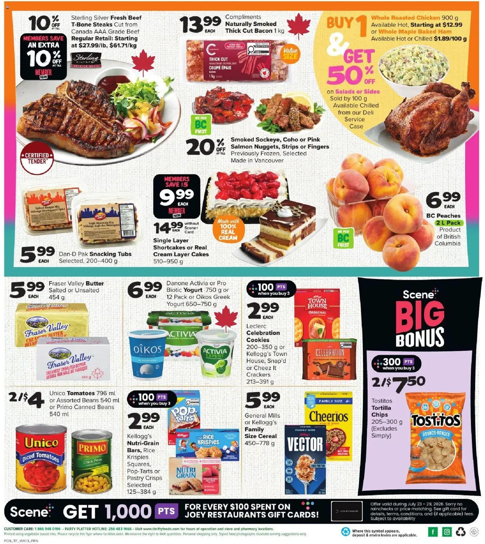 Thrifty Foods weekly flyer / circulaire