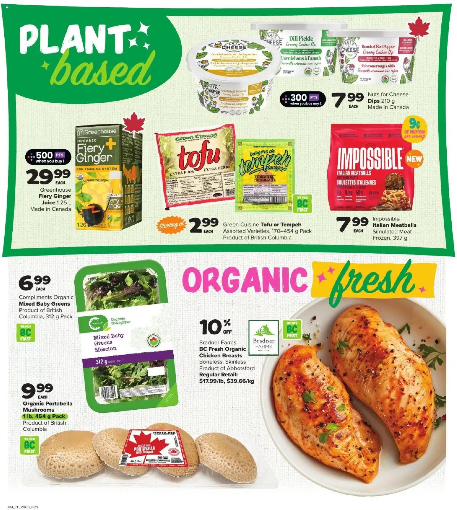 Thrifty Foods weekly flyer / circulaire