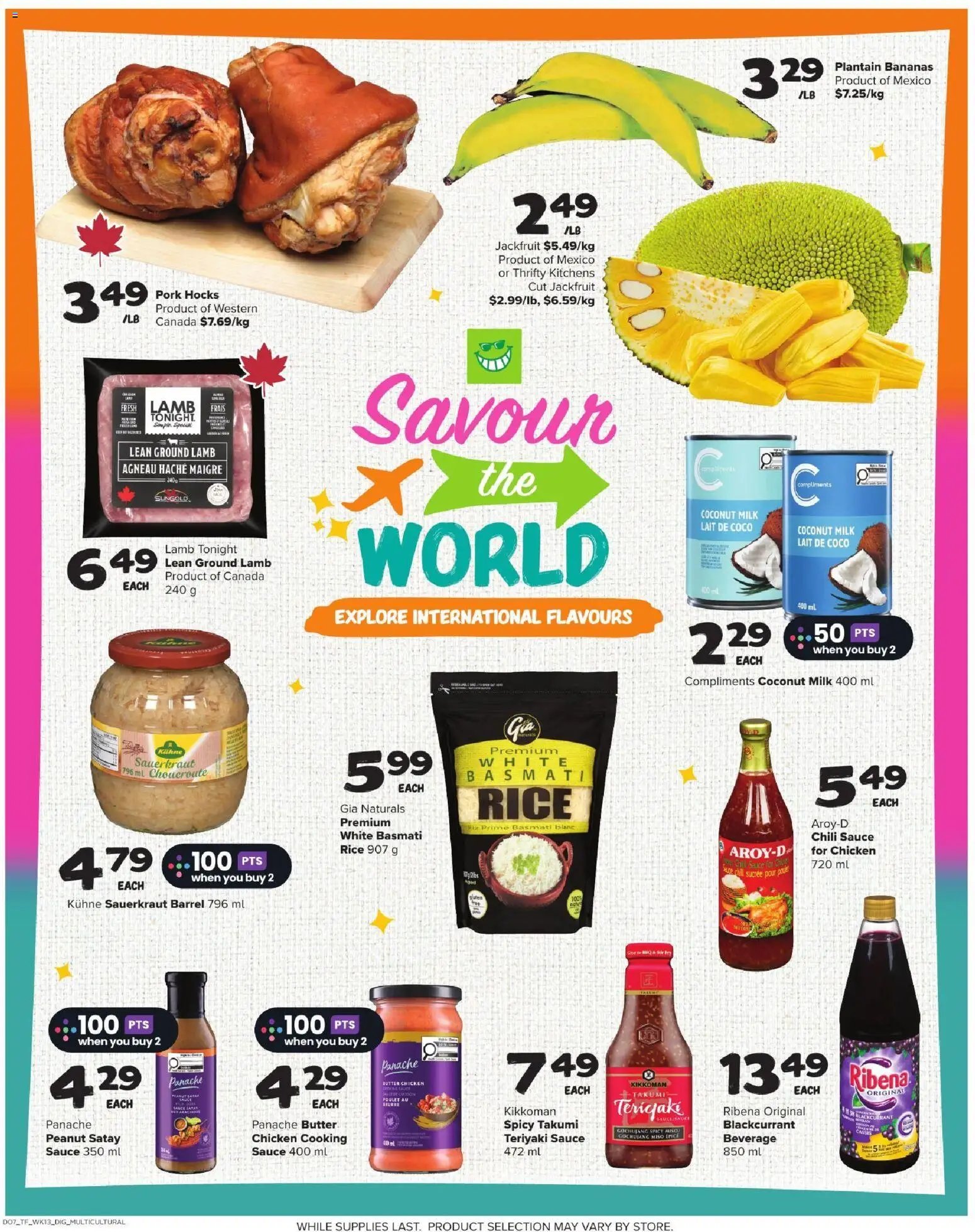 Thrifty Foods weekly flyer / circulaire