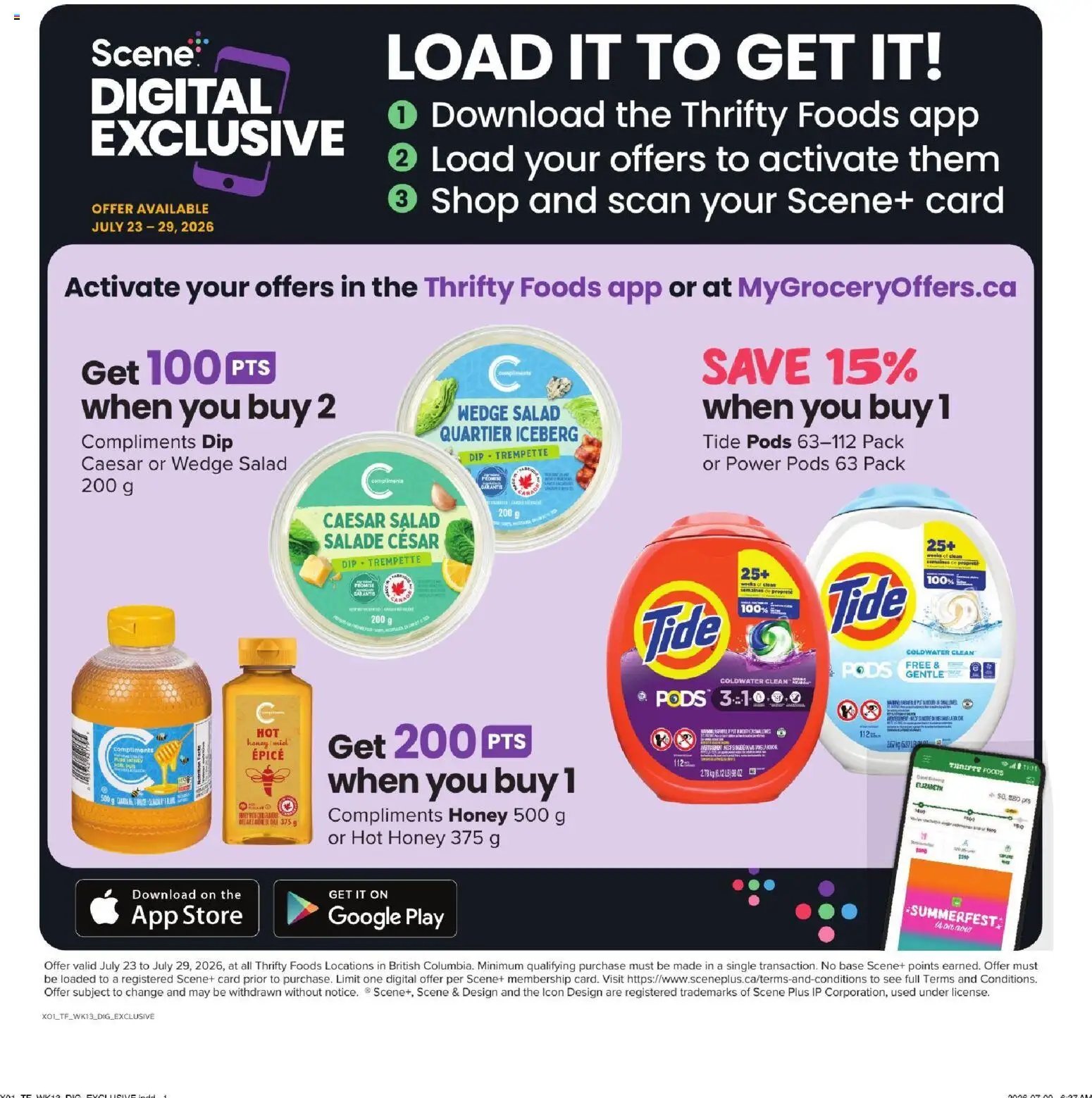 Thrifty Foods weekly flyer / circulaire