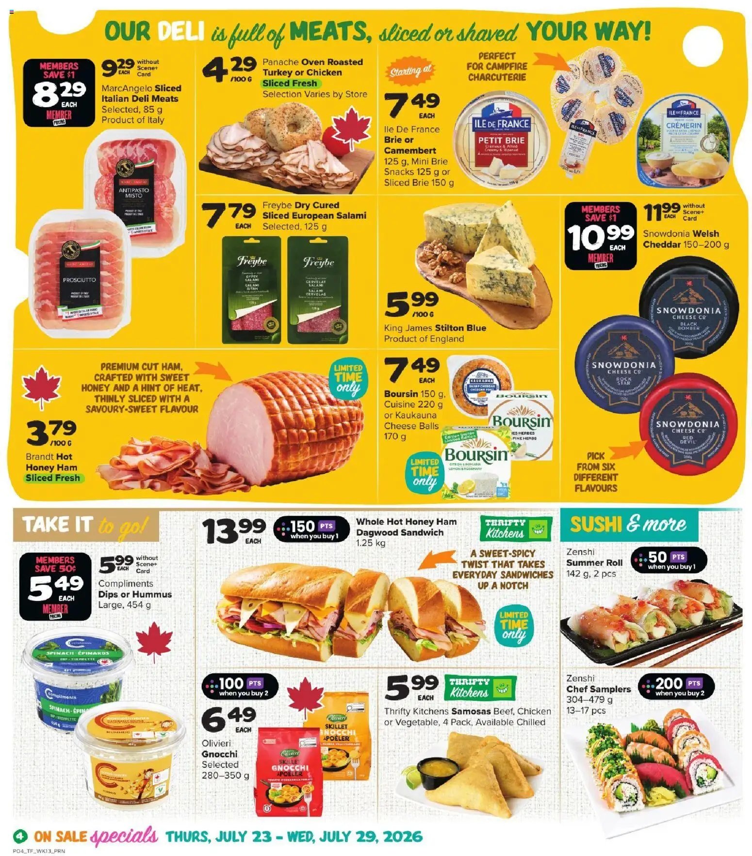 Thrifty Foods weekly flyer / circulaire