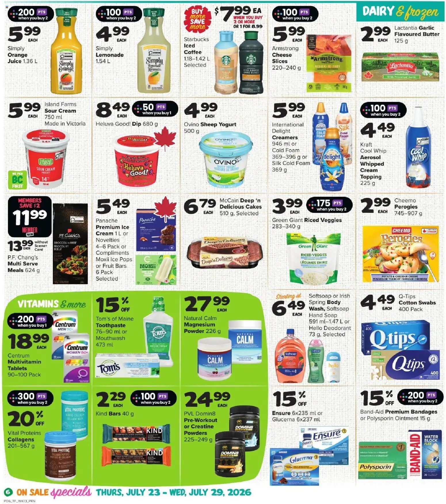 Thrifty Foods weekly flyer / circulaire