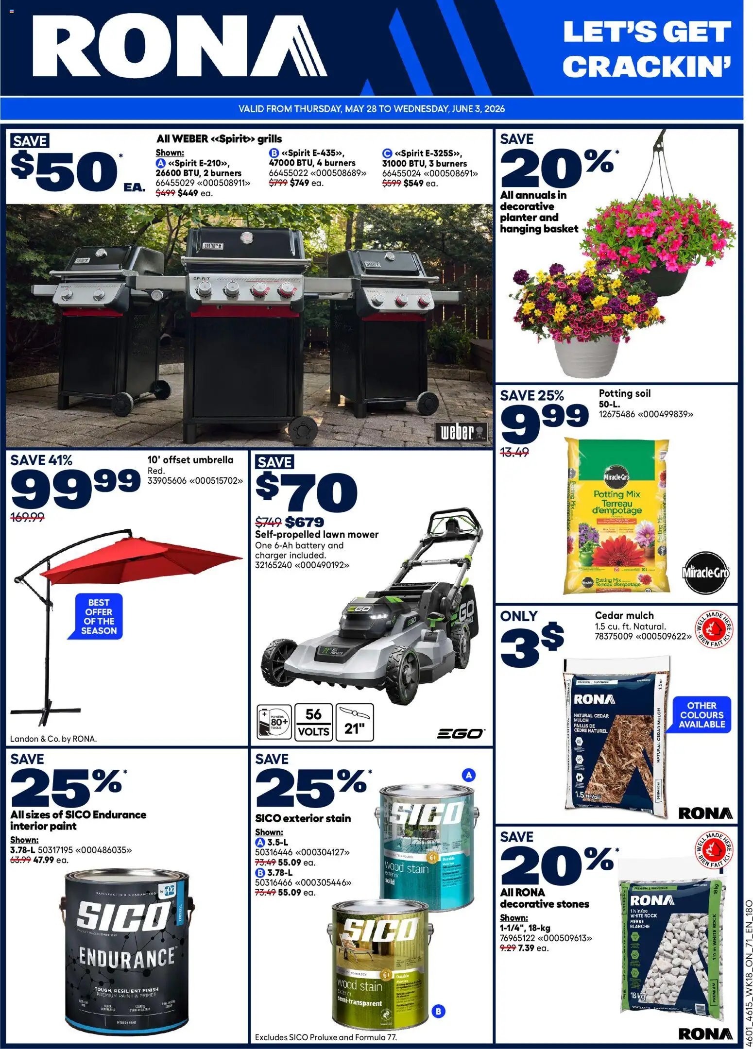 Rona weekly flyer