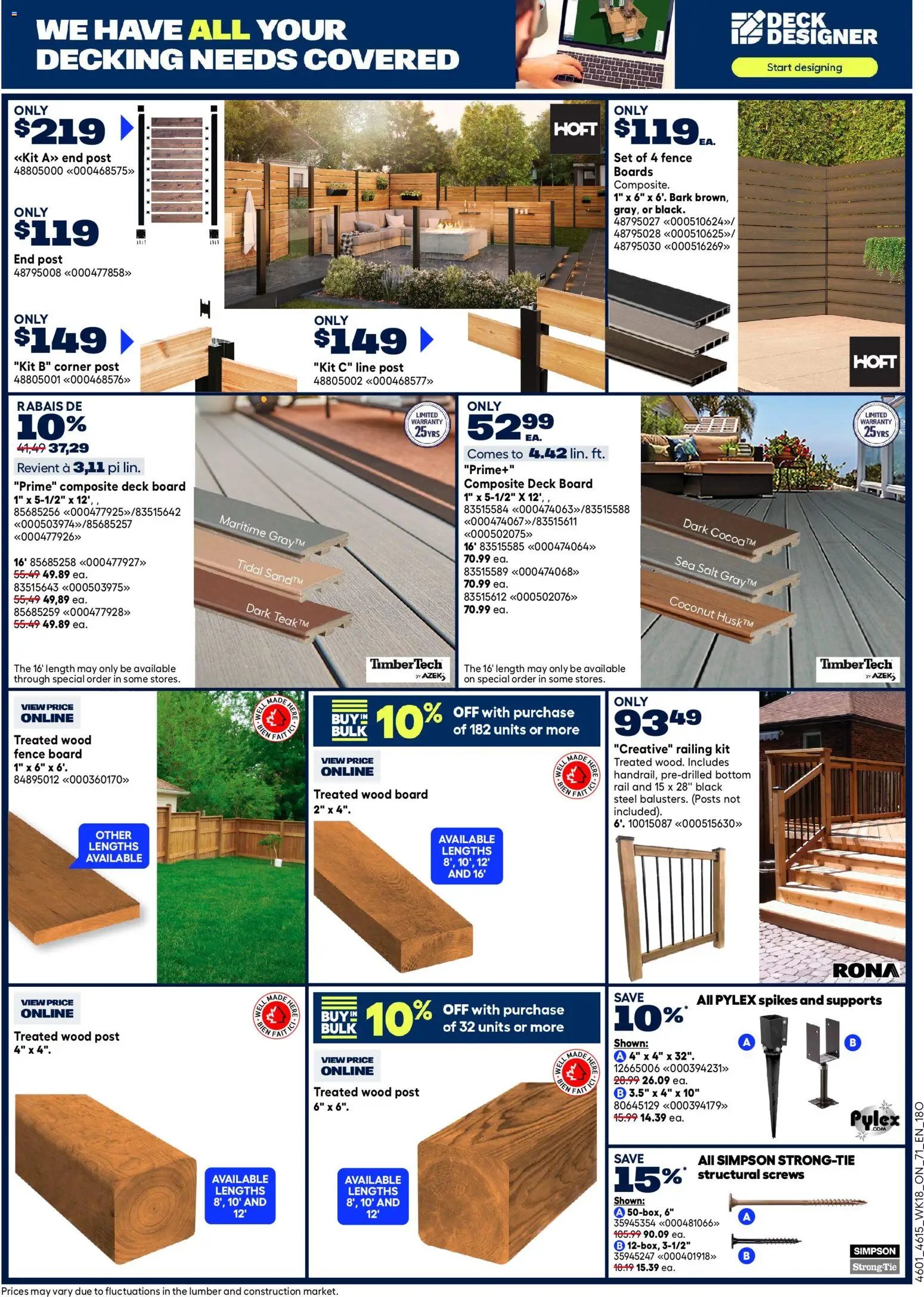 Rona weekly flyer