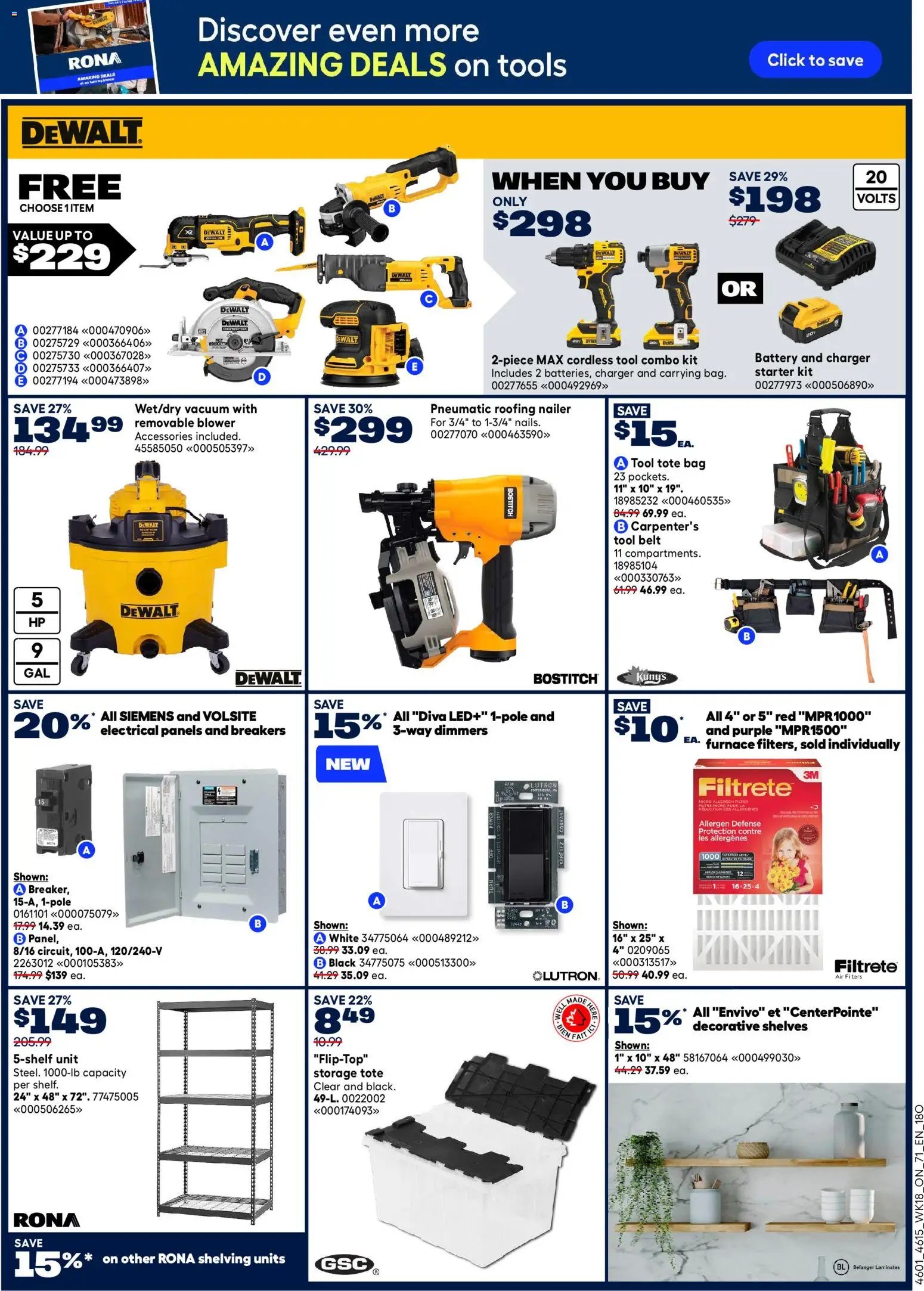 Rona weekly flyer