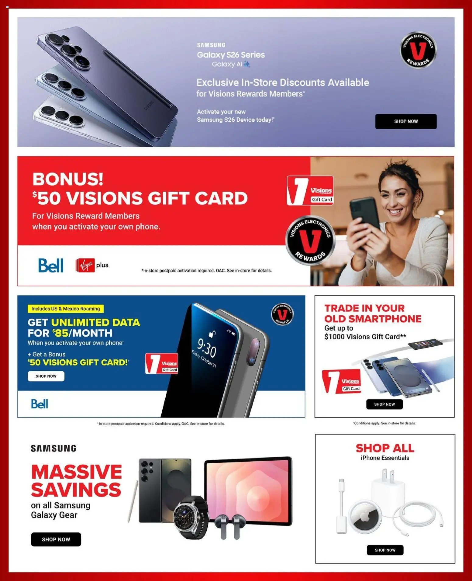 Visions weekly flyer / circulaire